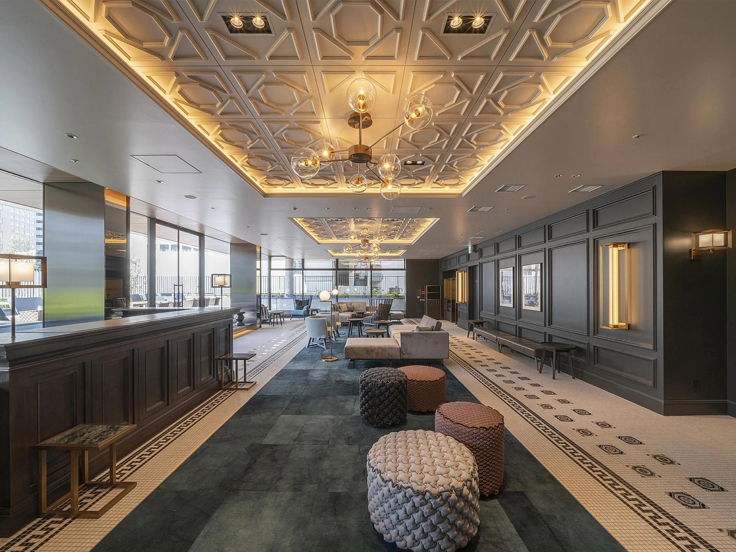 Lobby or reception in GINZA HOTEL by GRANBELL