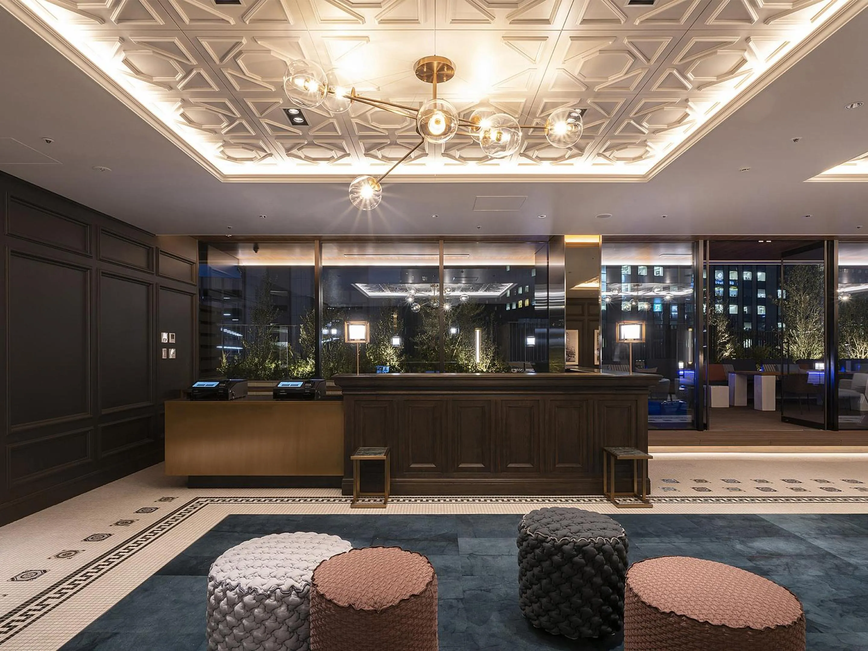 Lobby or reception in GINZA HOTEL by GRANBELL