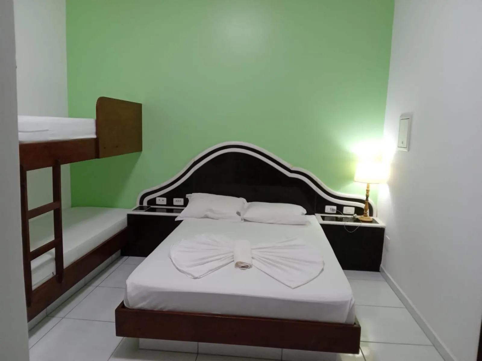 Bedroom, Bed in Ancora Peruibe Hotel