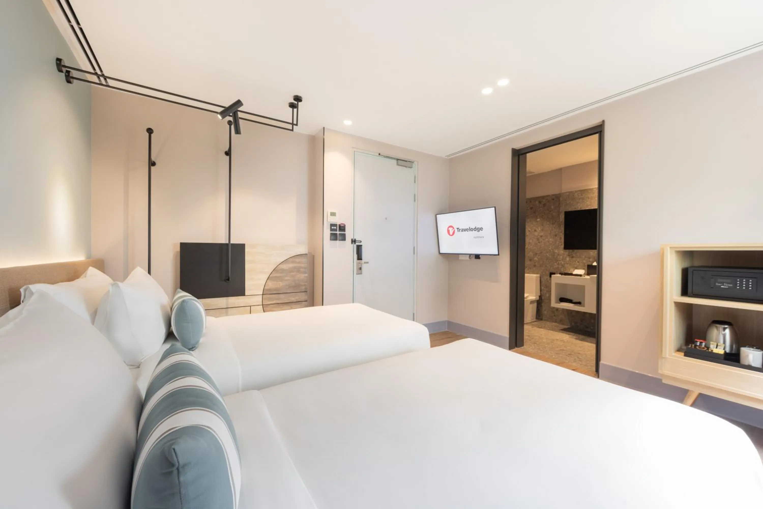 Photo of the whole room, Bed in Travelodge Nimman