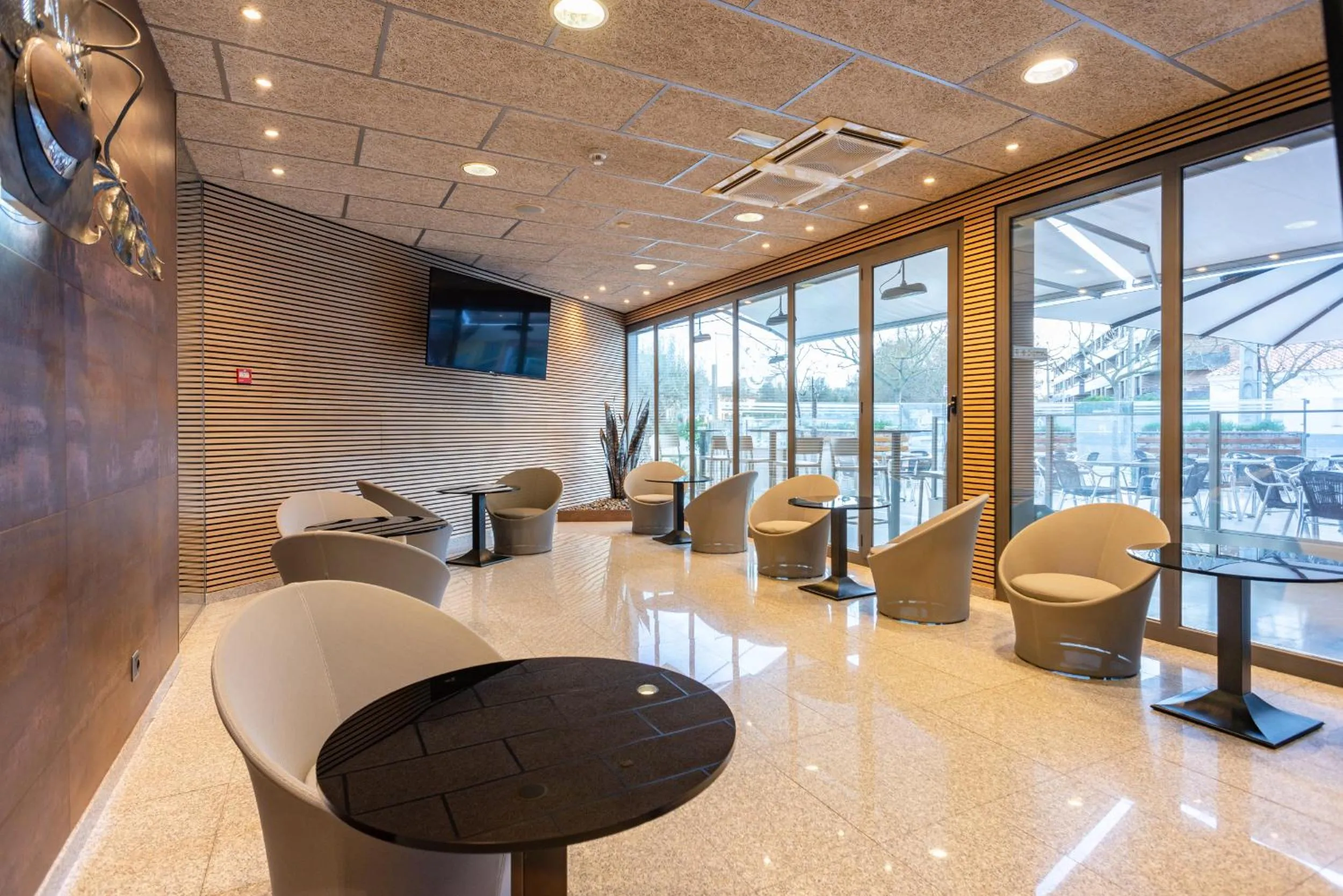 Living room in Hotel Palau de Girona