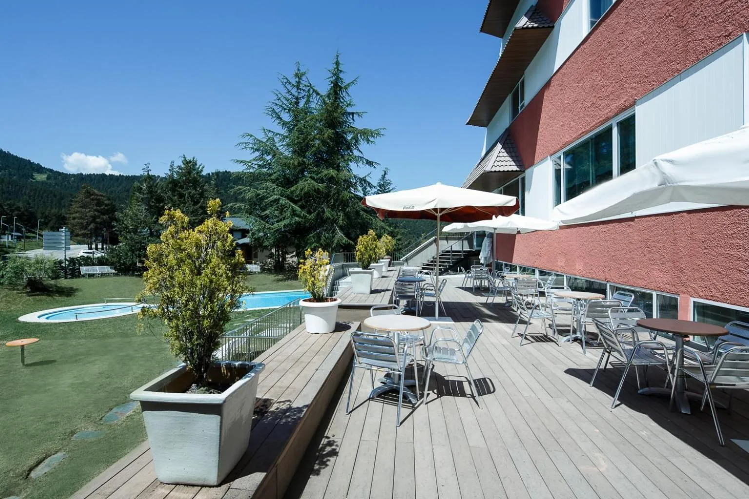 Balcony/Terrace in Alp Hotel Masella
