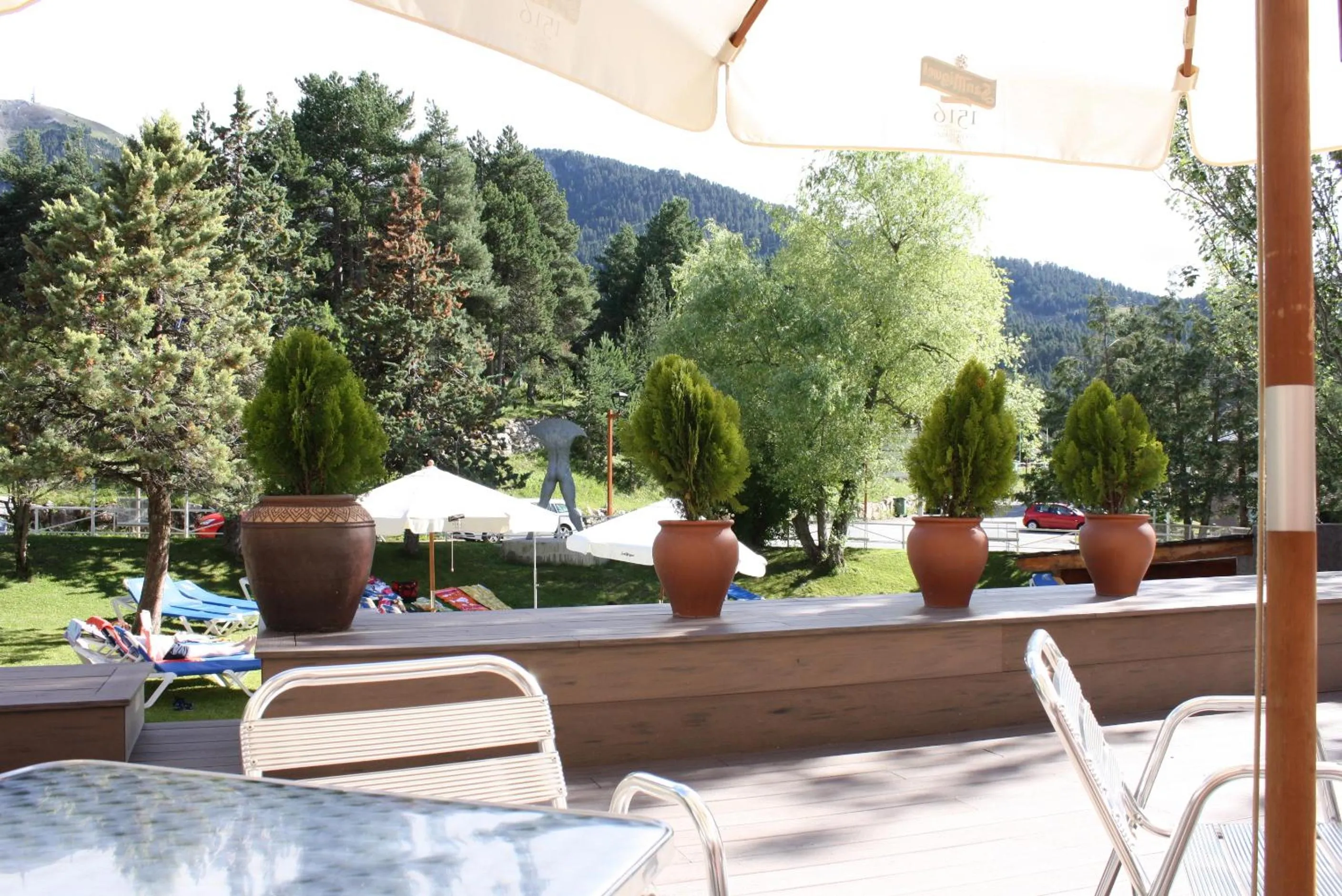 Patio in Alp Hotel Masella