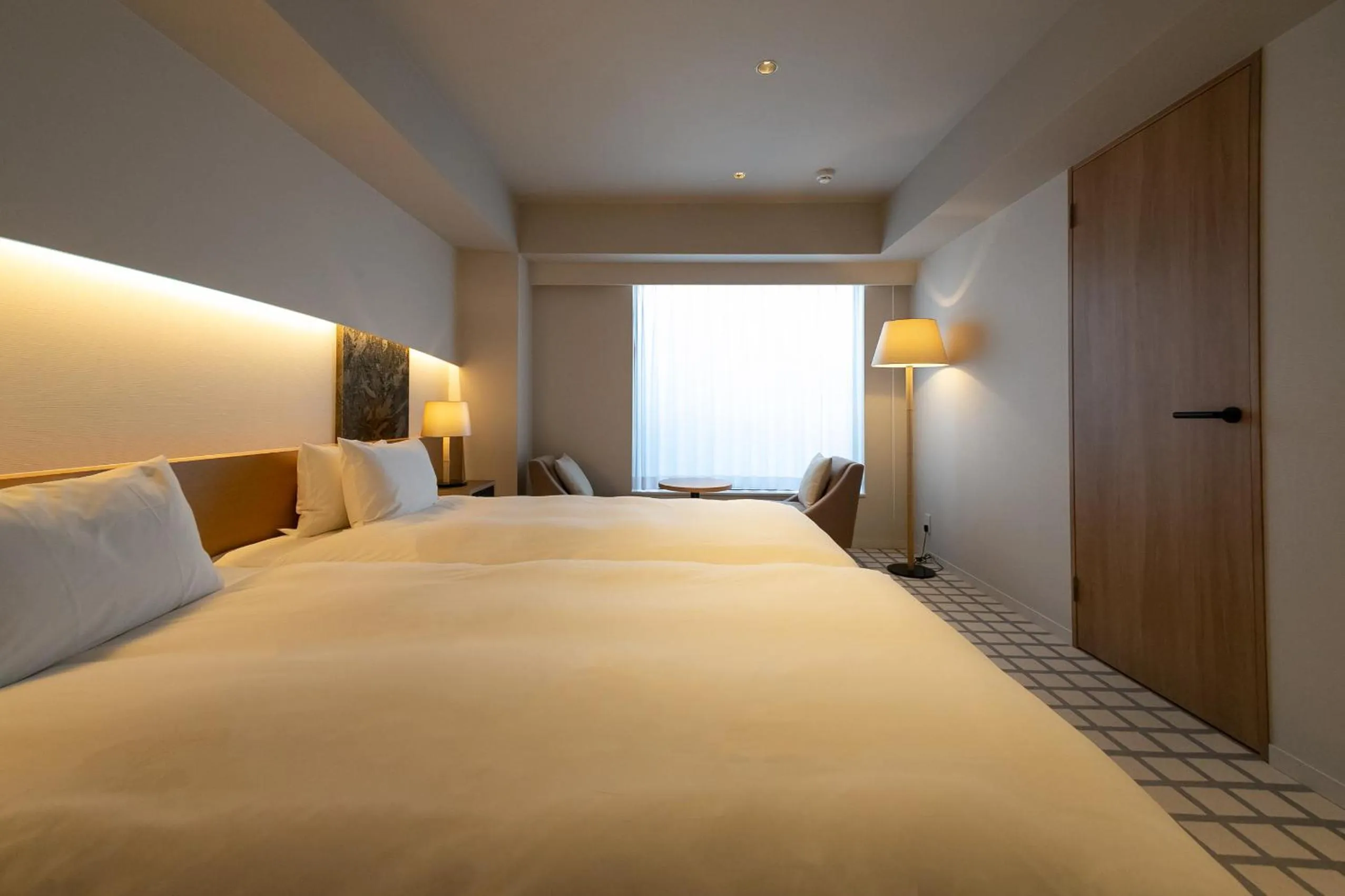 Bed in THE GENERAL KYOTO Shijou Shinmachi