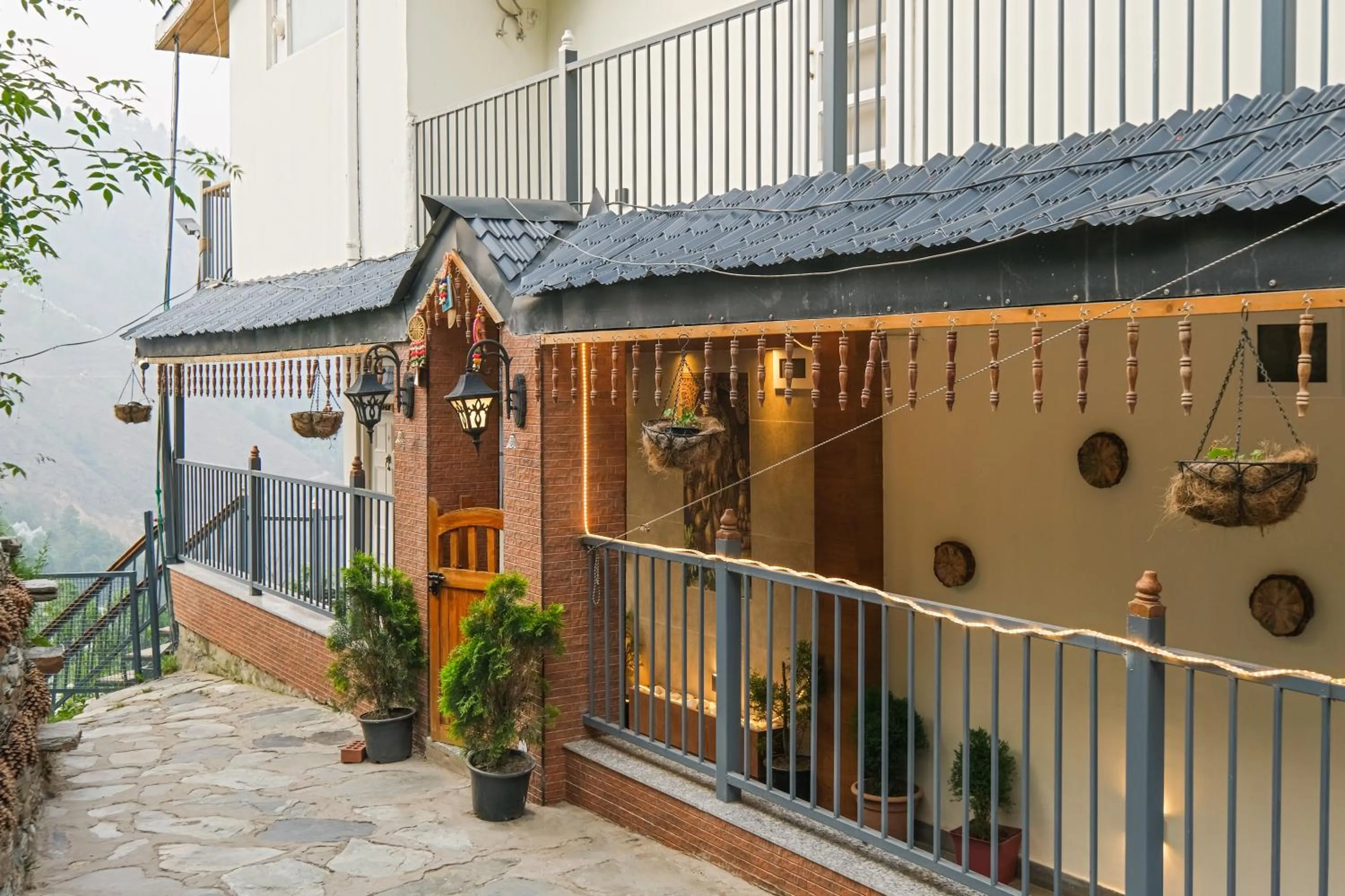 Balcony/Terrace in Jomotel Dayaar - An Apple Orchard Villa