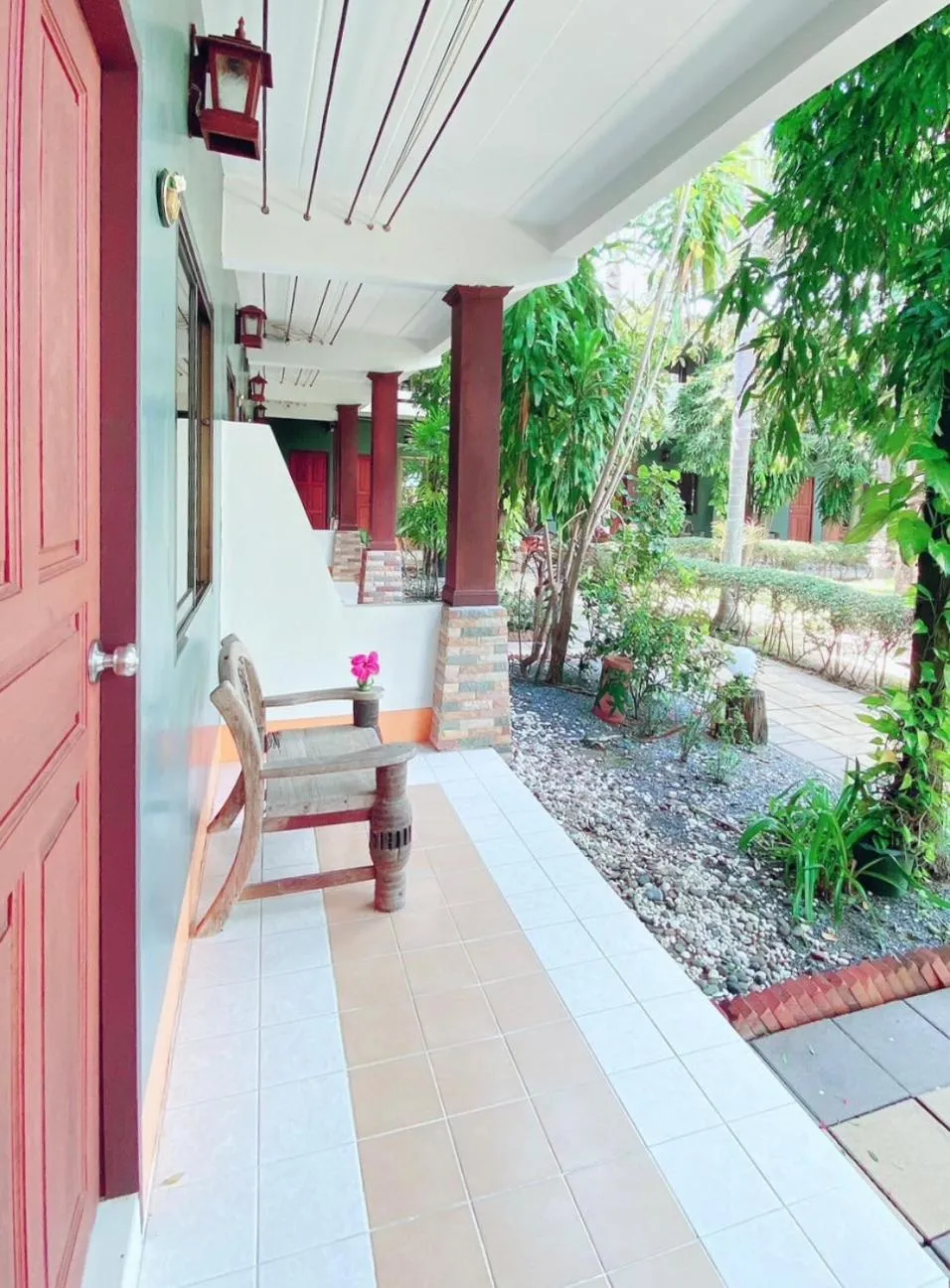 Garden in Baan Karnjana Hotel Samui