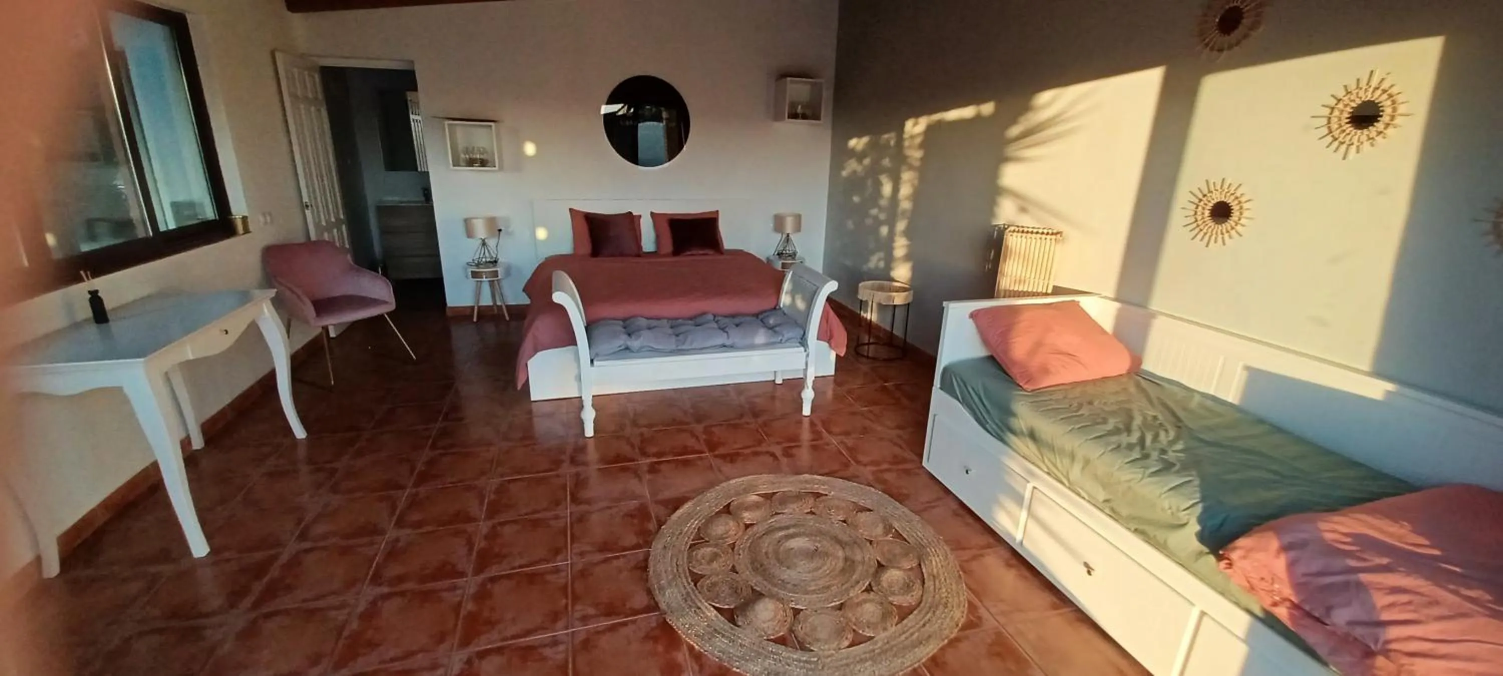 Bed, Seating Area in B&B Casa Loré D'or