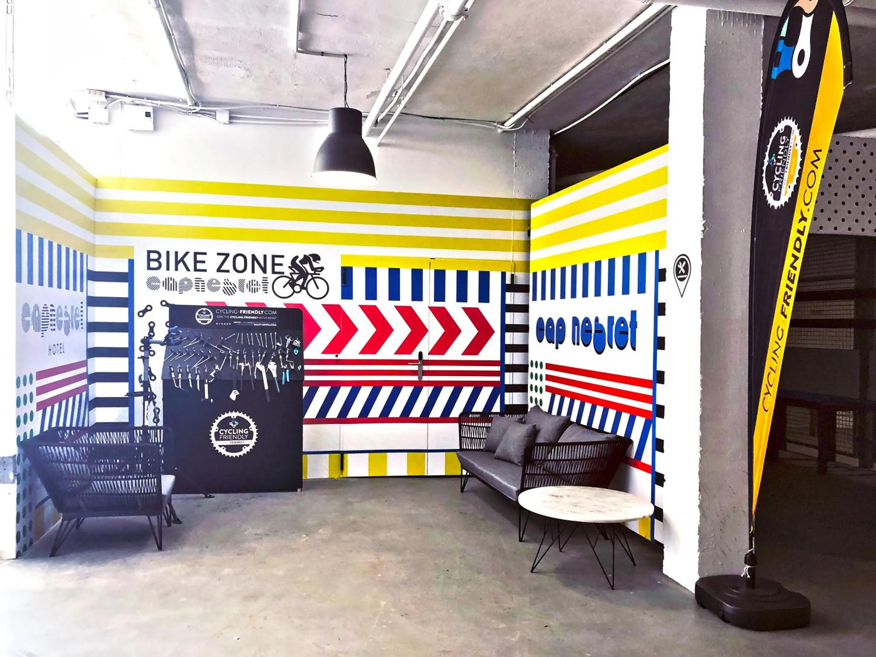 Cycling in Hotel Cap Negret