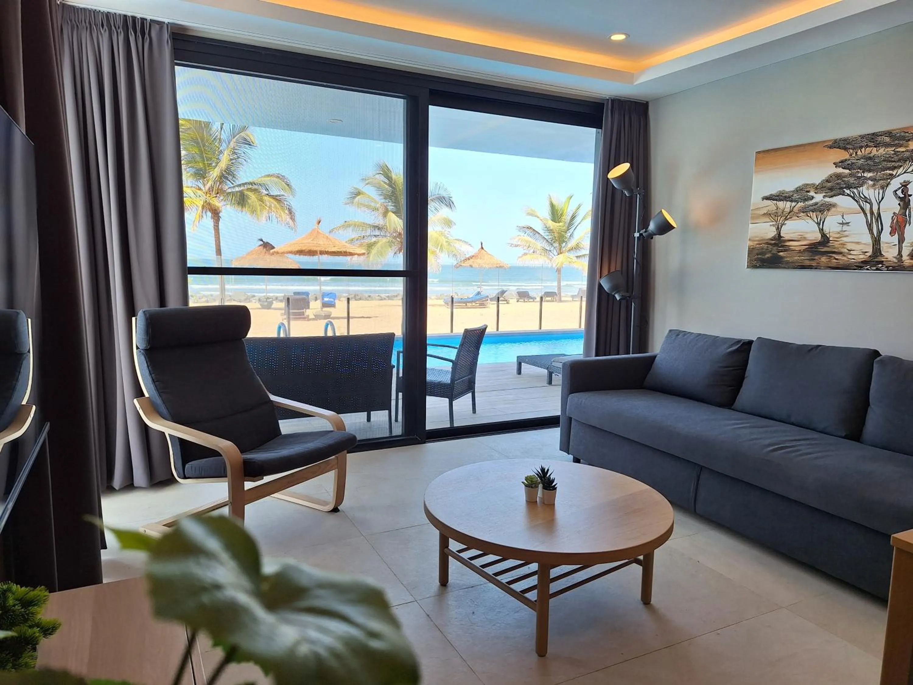 Living room in Kololi Sands Apartments