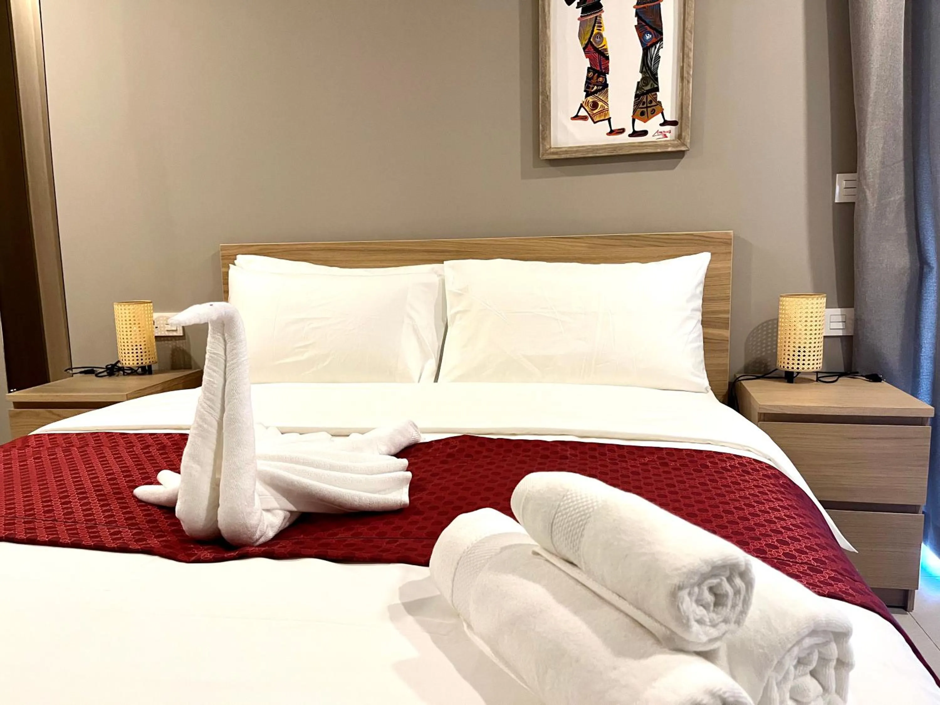 Bed in Kololi Sands Apartments