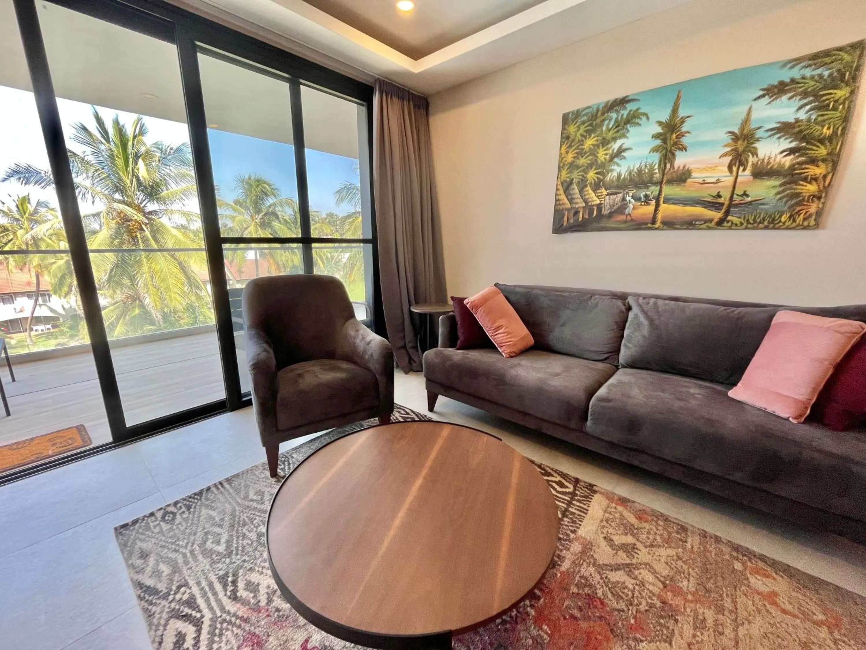 Living room in Kololi Sands Apartments