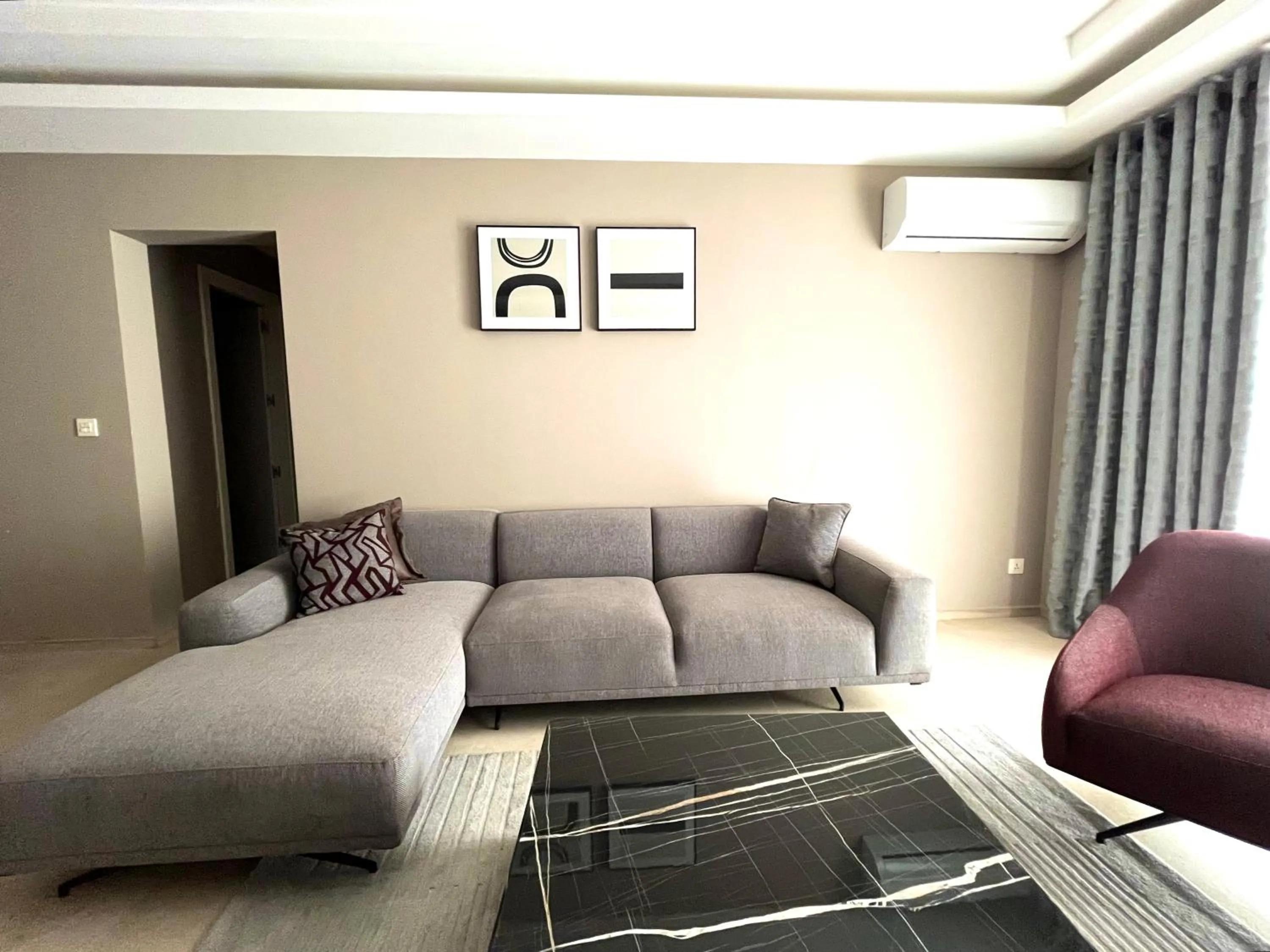 Seating area in Kololi Sands Apartments