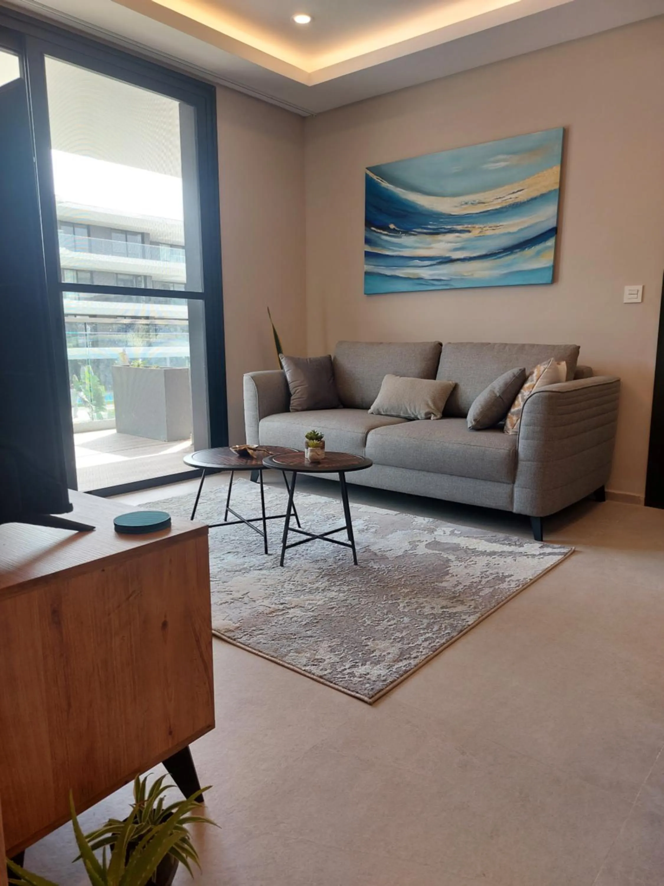 Living room in Kololi Sands Apartments