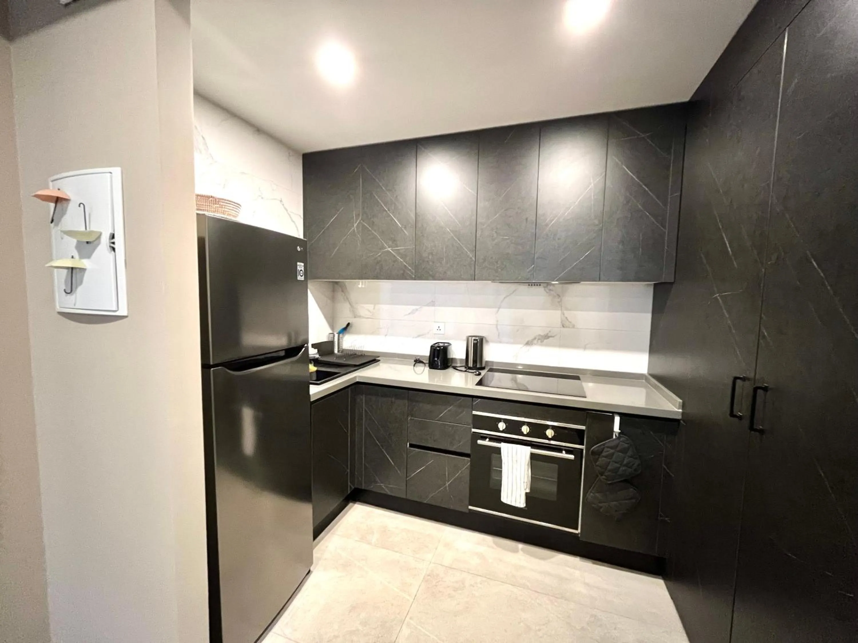 Kitchen or kitchenette in Kololi Sands Apartments