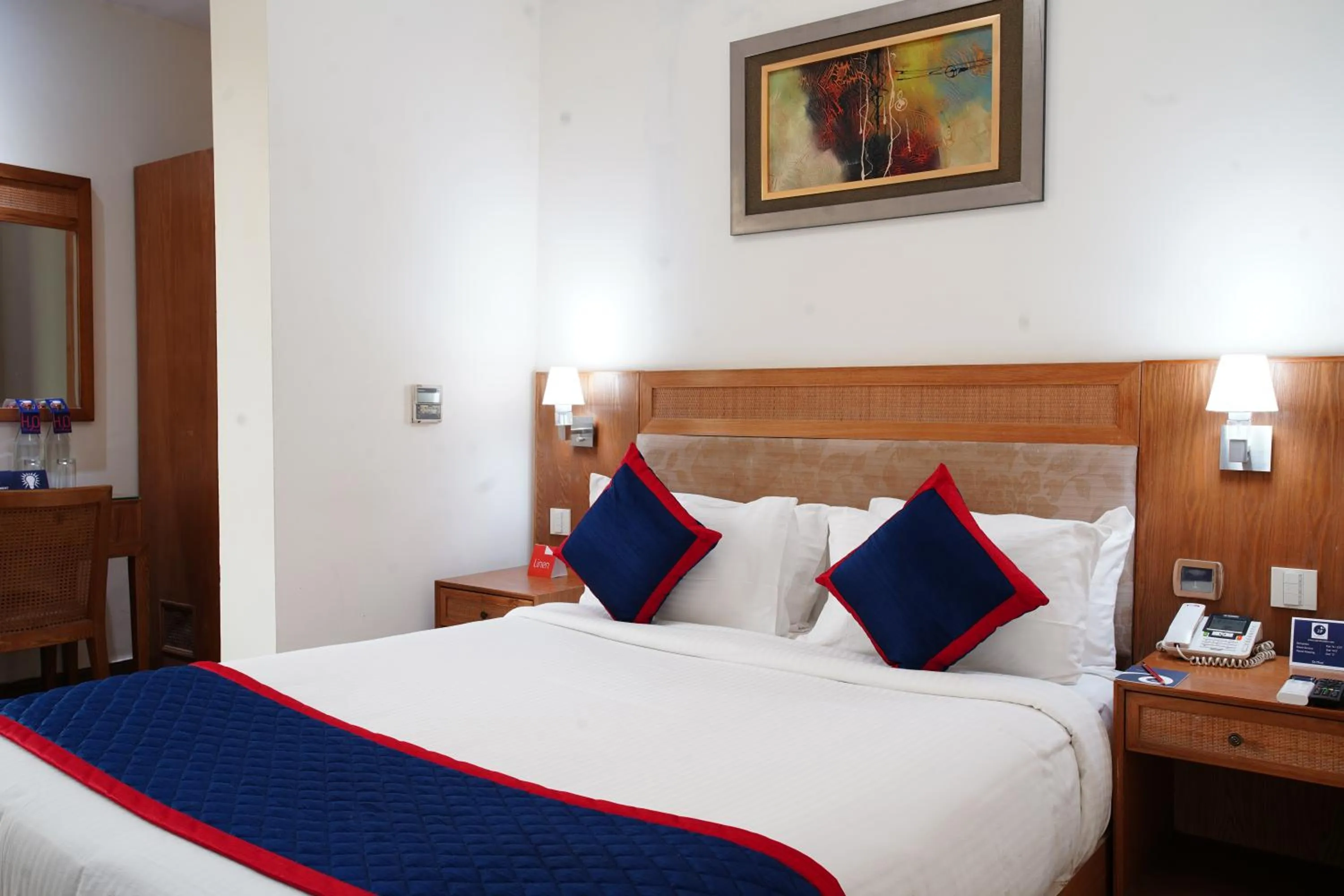 Bed in Zip By Spree Hotels Delhi Greater Kailash