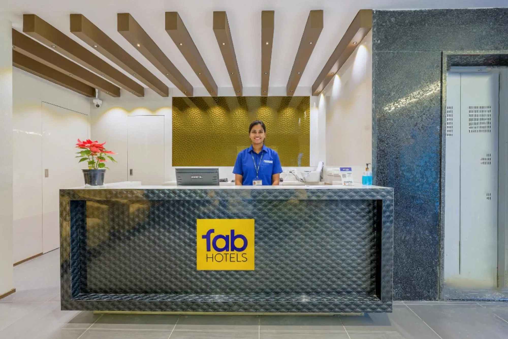 Lobby or reception in FabHotel Phoenix Brookfield - Nr Kundalahalli Main Road