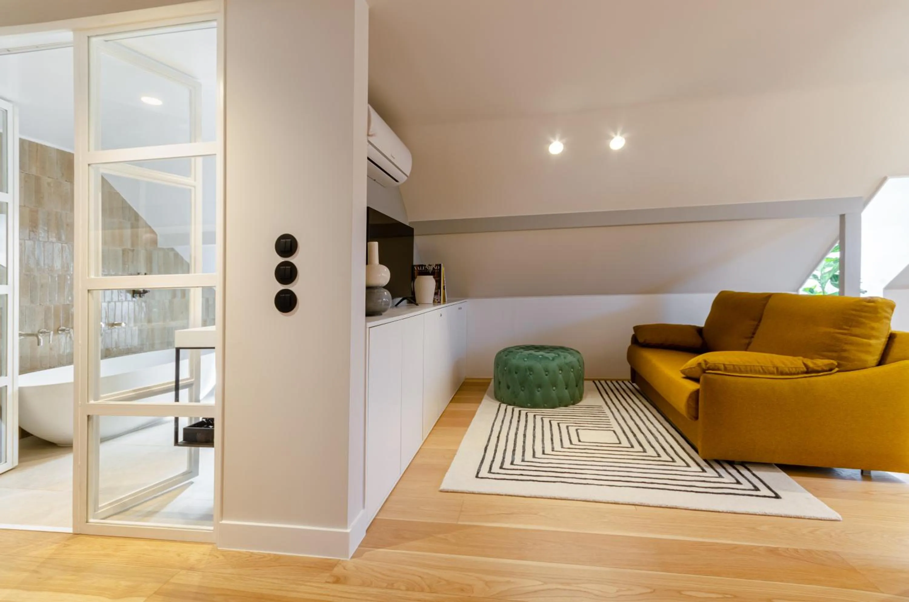 Living room in BCascais Boutique House by APT IIN Cascais Center