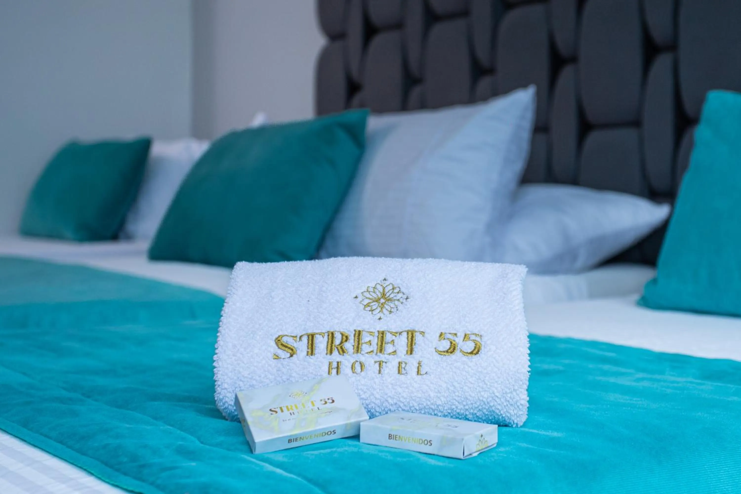 Bed in Street 55 Hotel