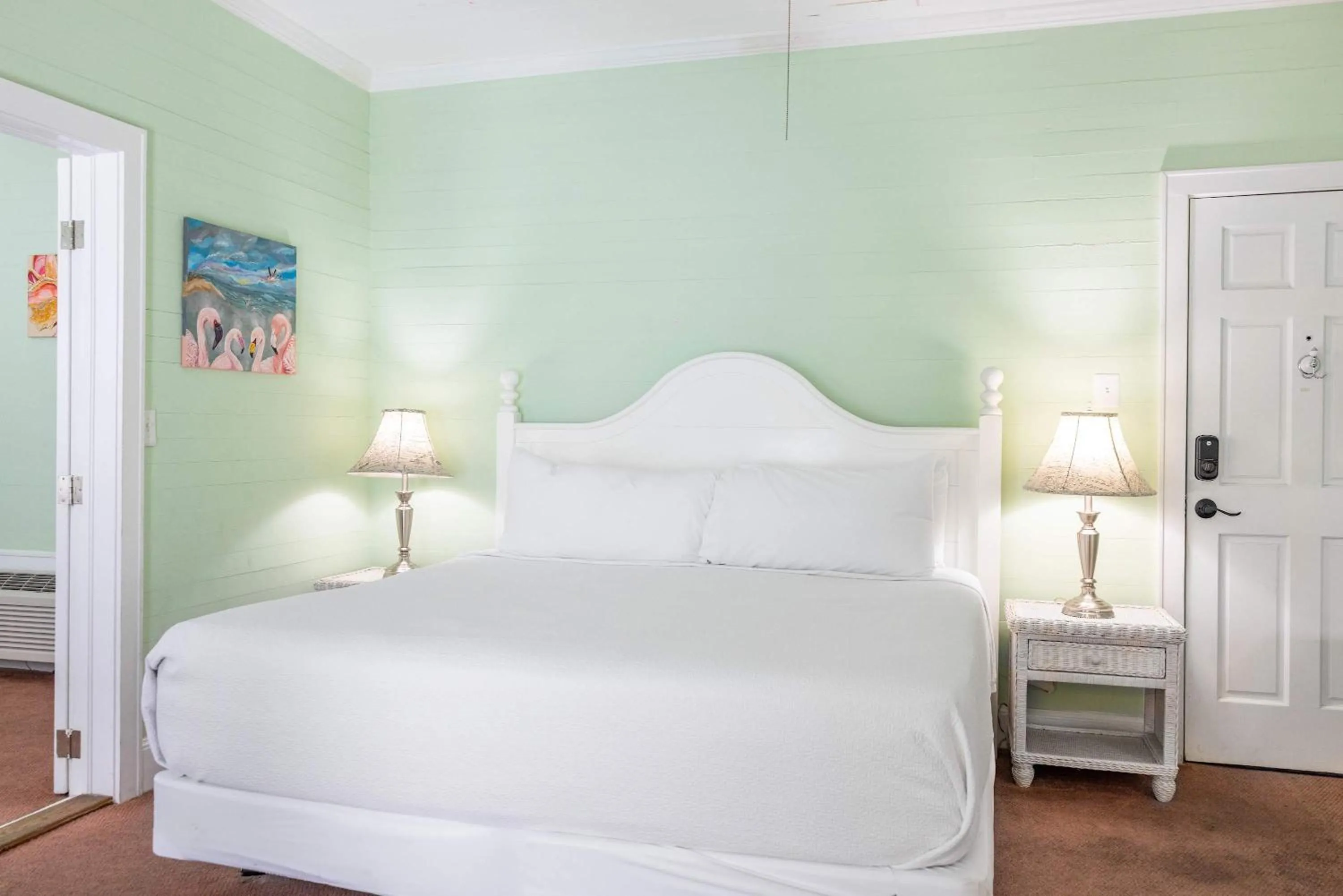 Bed in King Suite Balcony - at James House