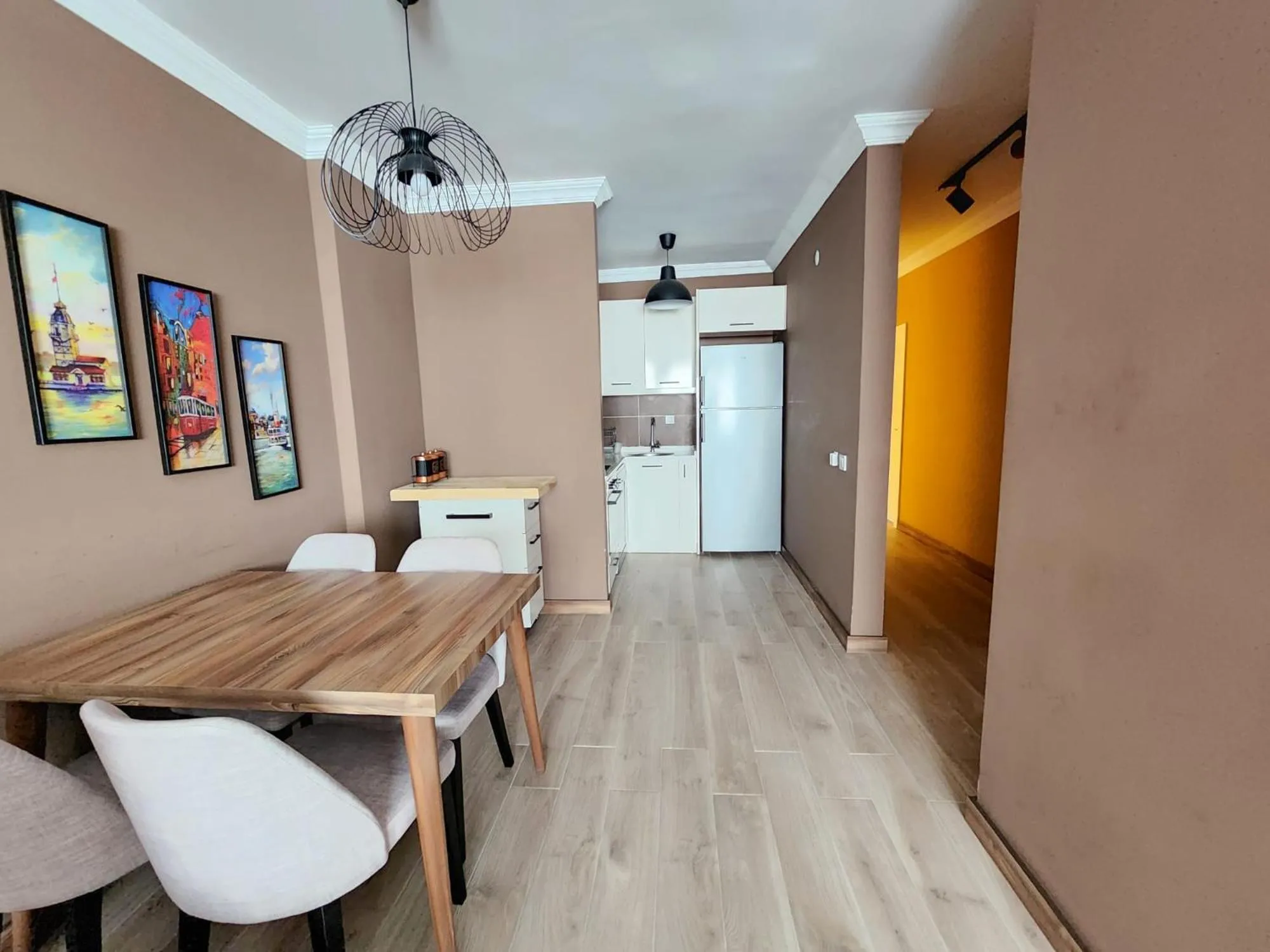 Kitchen or kitchenette in Yücemek Apart