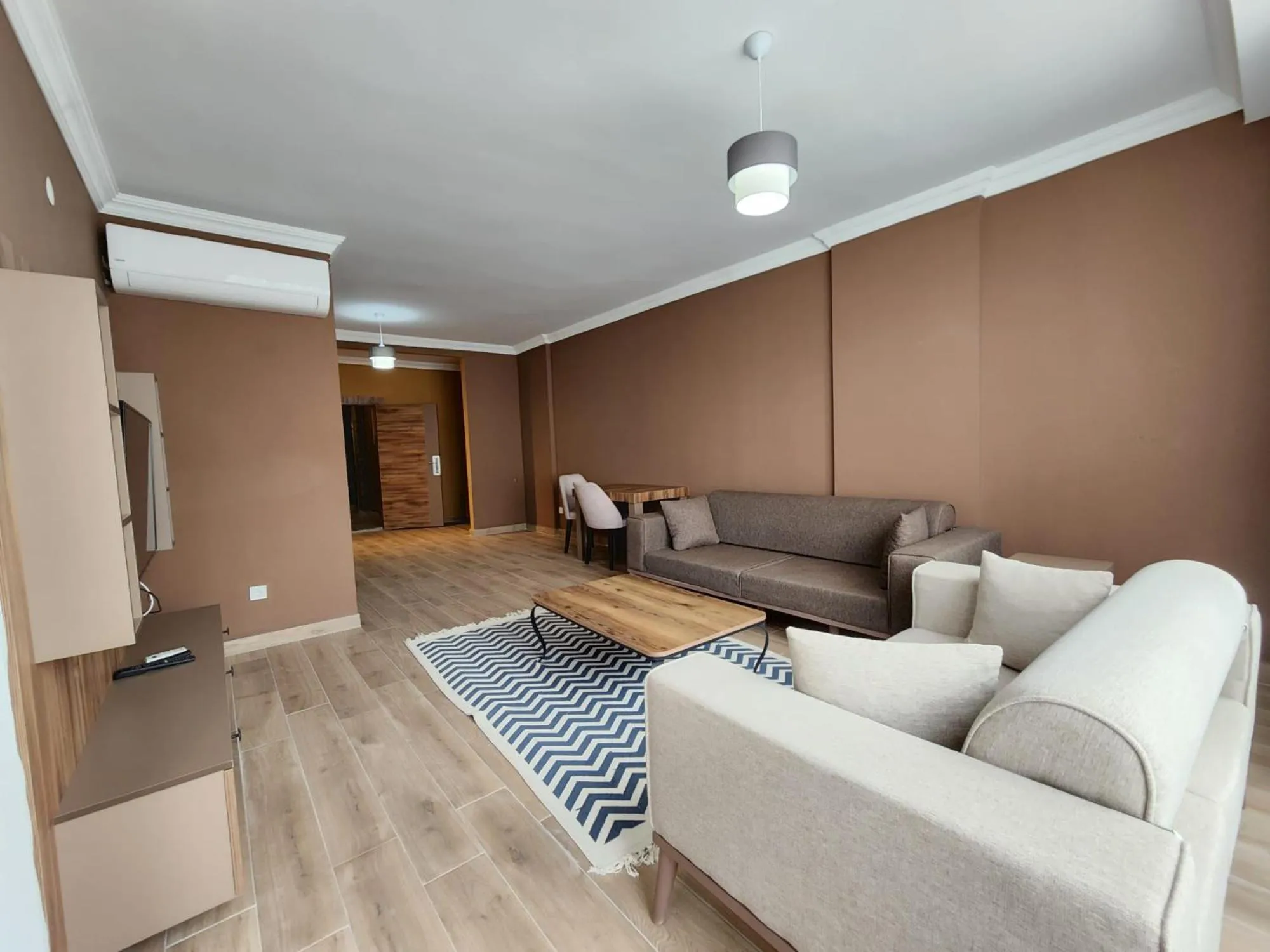 Living room in Yücemek Apart