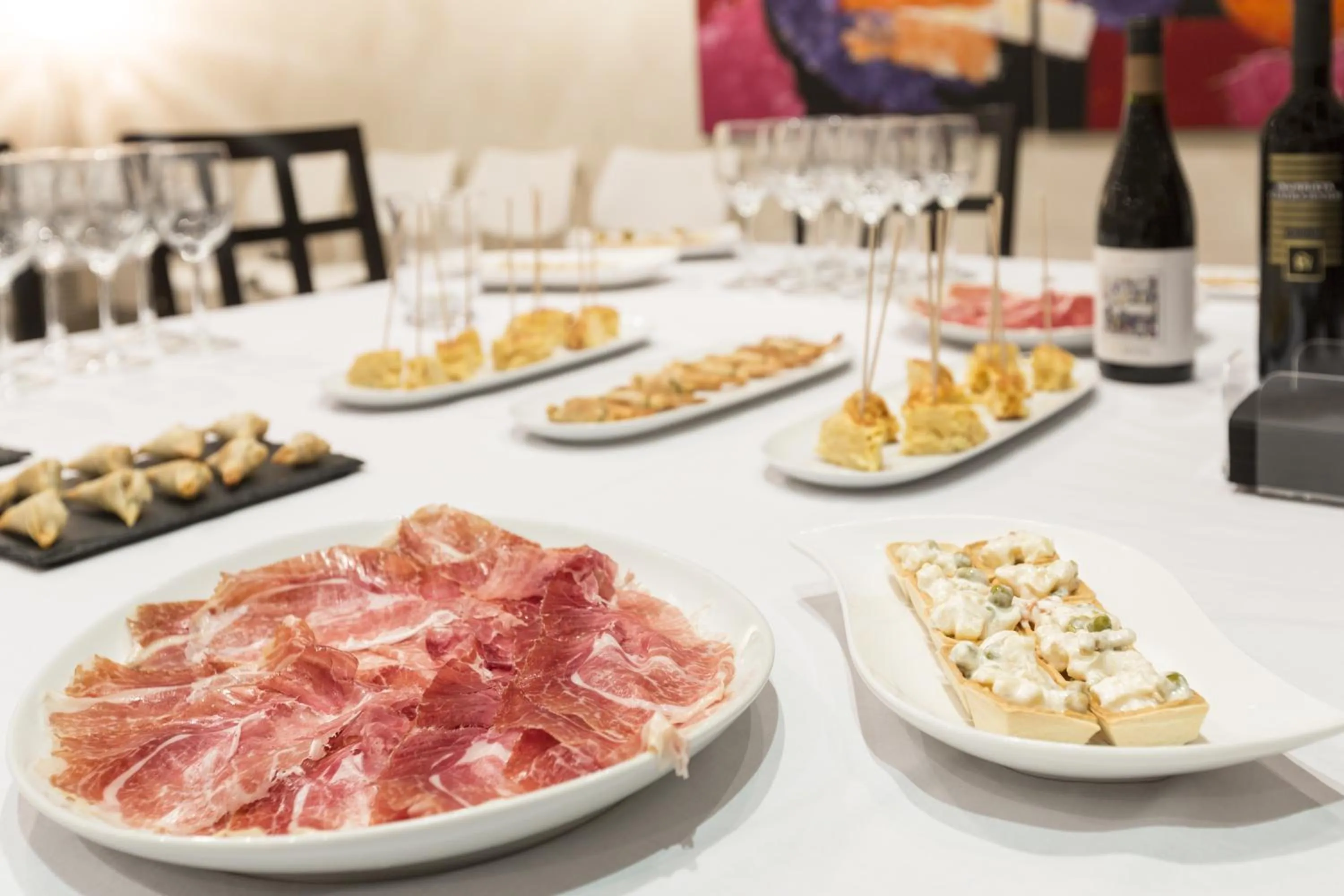 Food and drinks in Hotel Plazaola