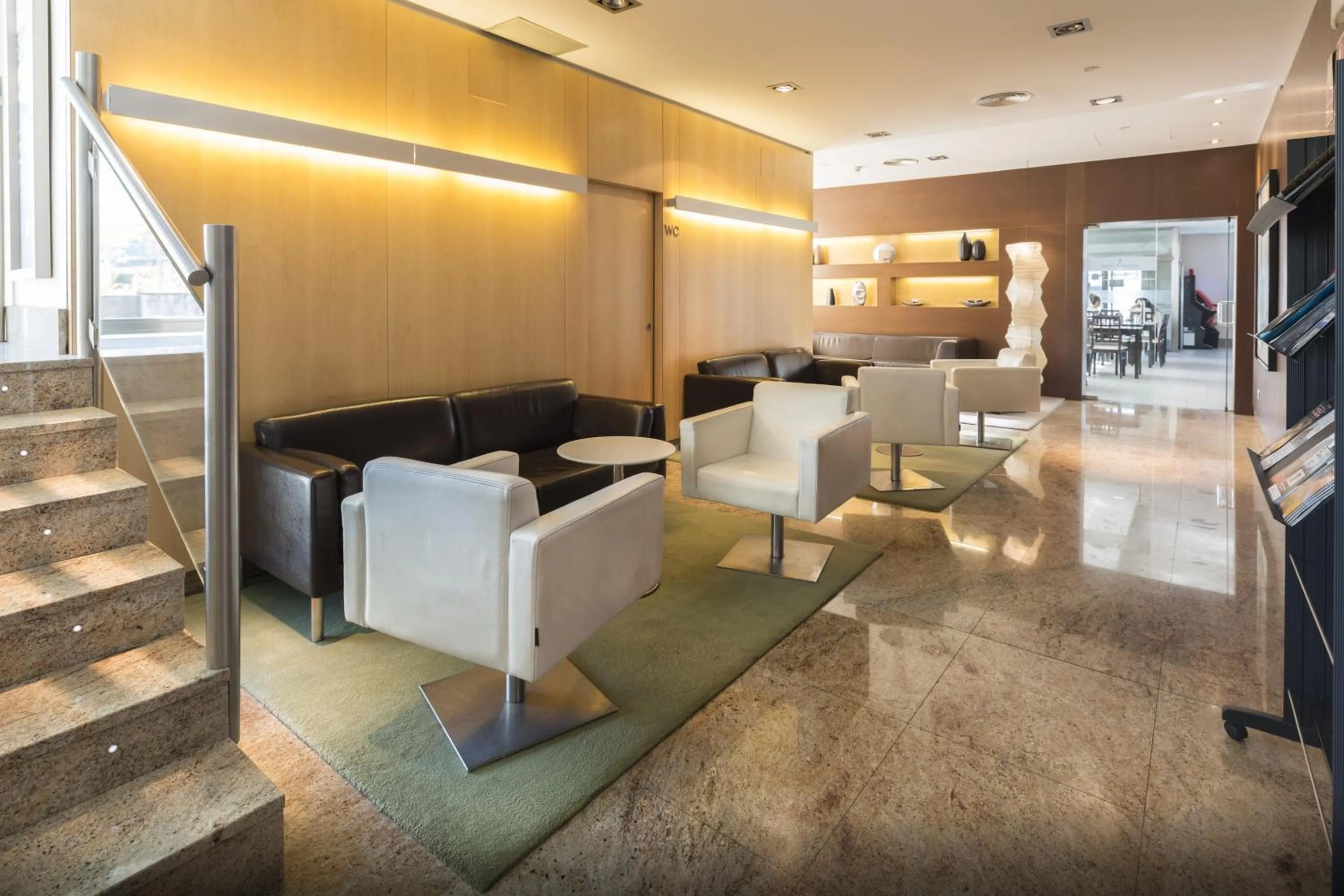 Lobby or reception in Hotel Plazaola