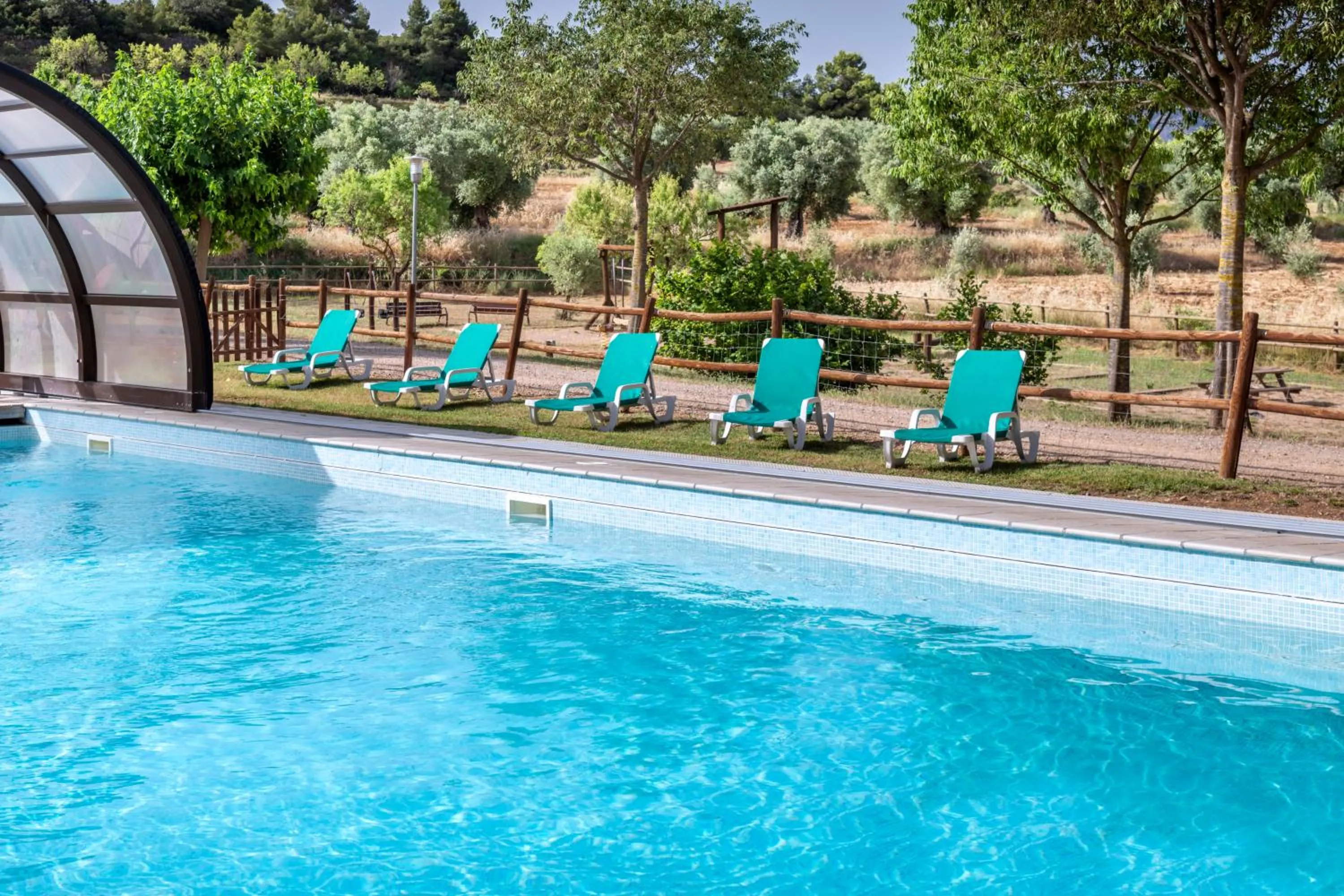 Swimming pool in Hotel & Resort Vilar Rural d'Arnes by Serhs Hotels