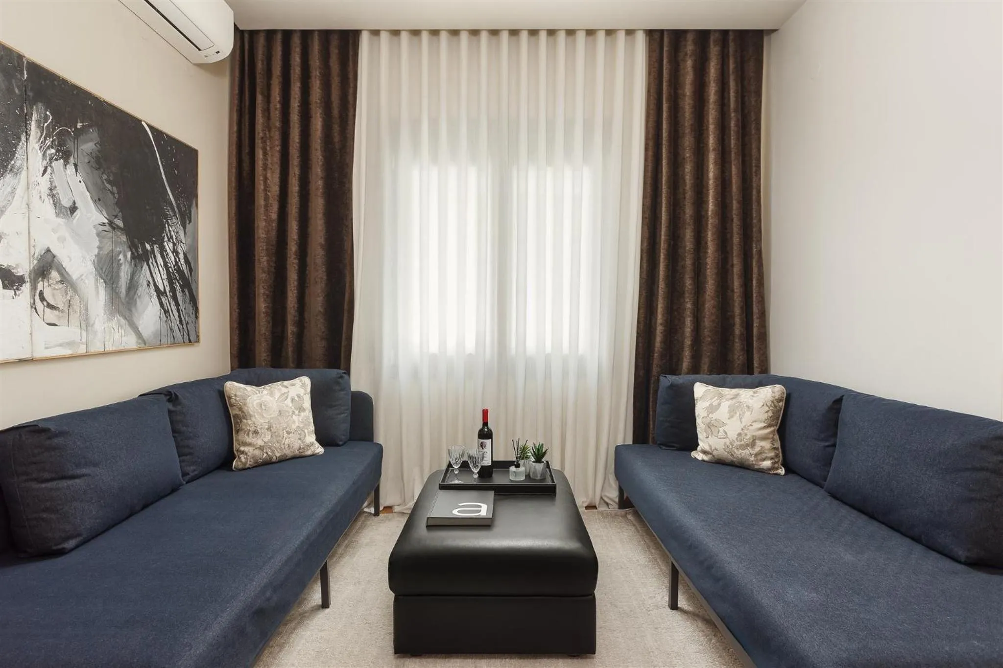 Bed in Anvy Stylish Suites Ioannina