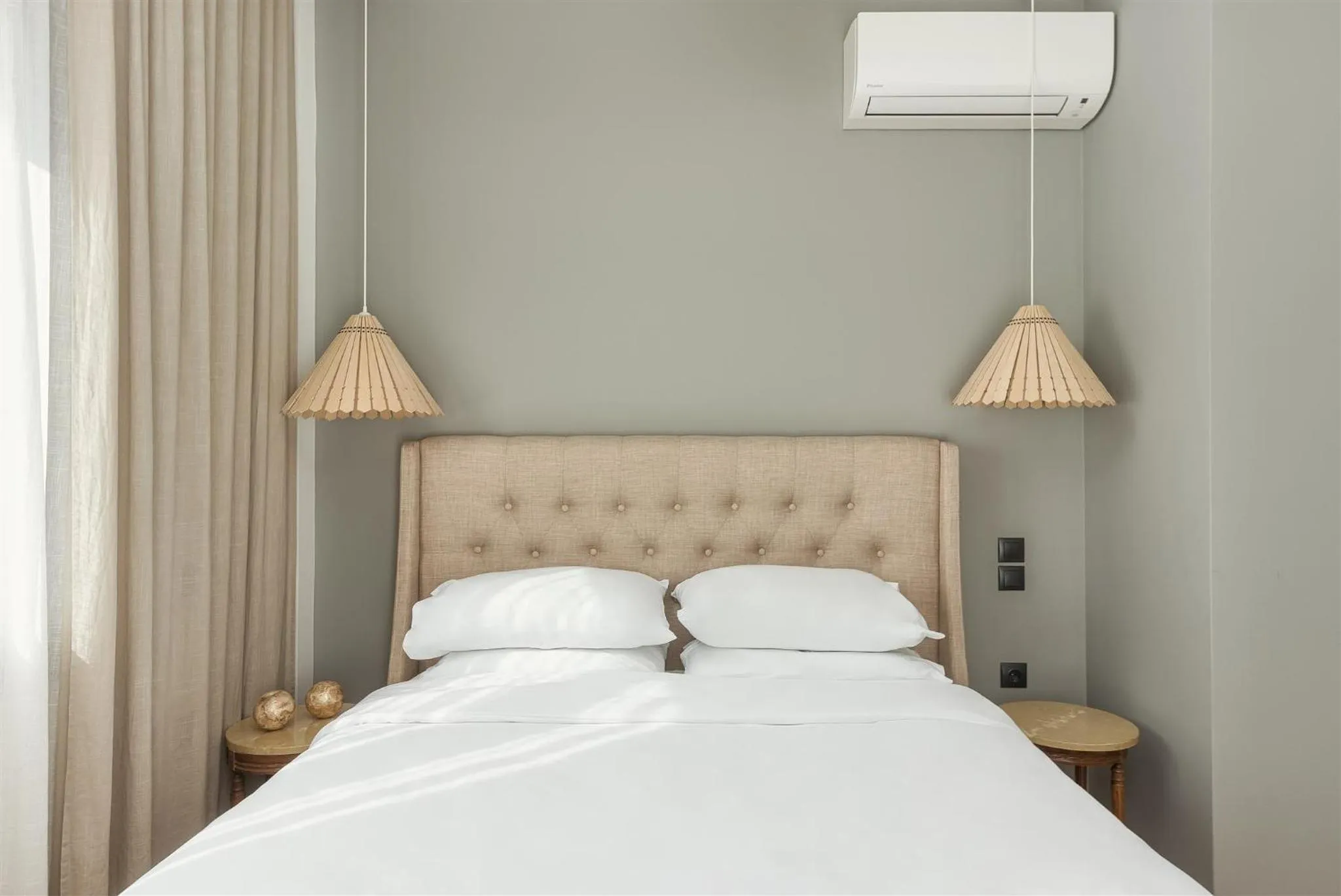 Bedroom, Bed in Anvy Stylish Suites Ioannina