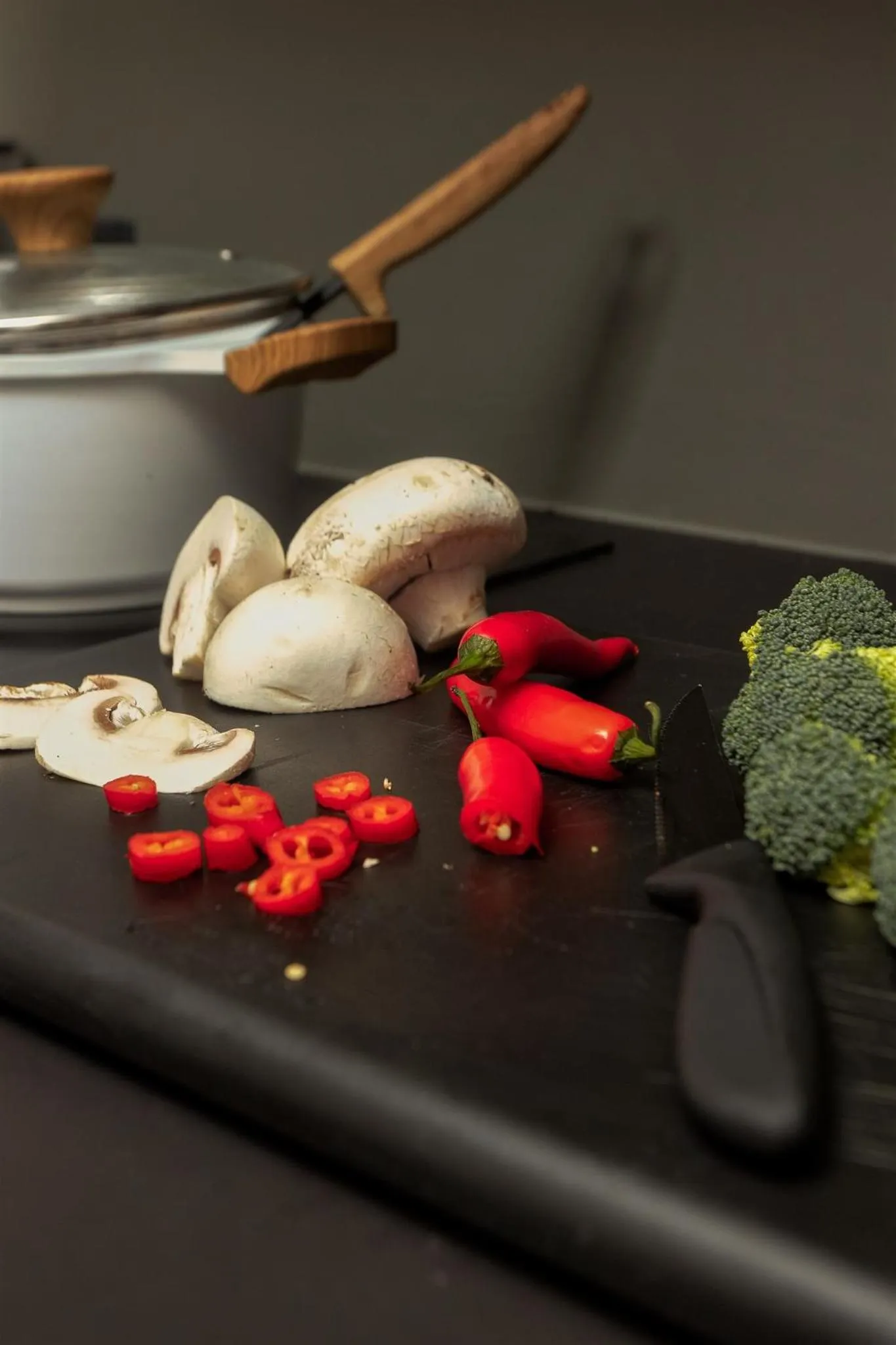 Kitchen or kitchenette in Anvy Stylish Suites Ioannina