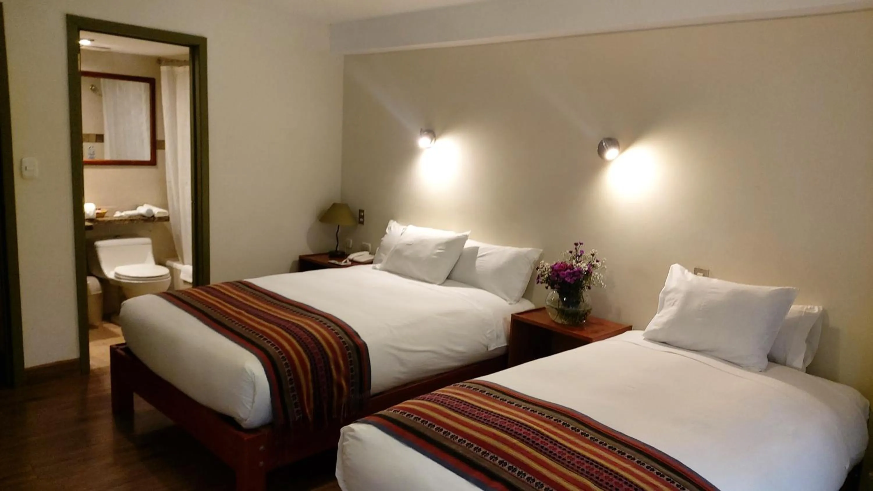 Bed in Hotel Pucara Machupicchu