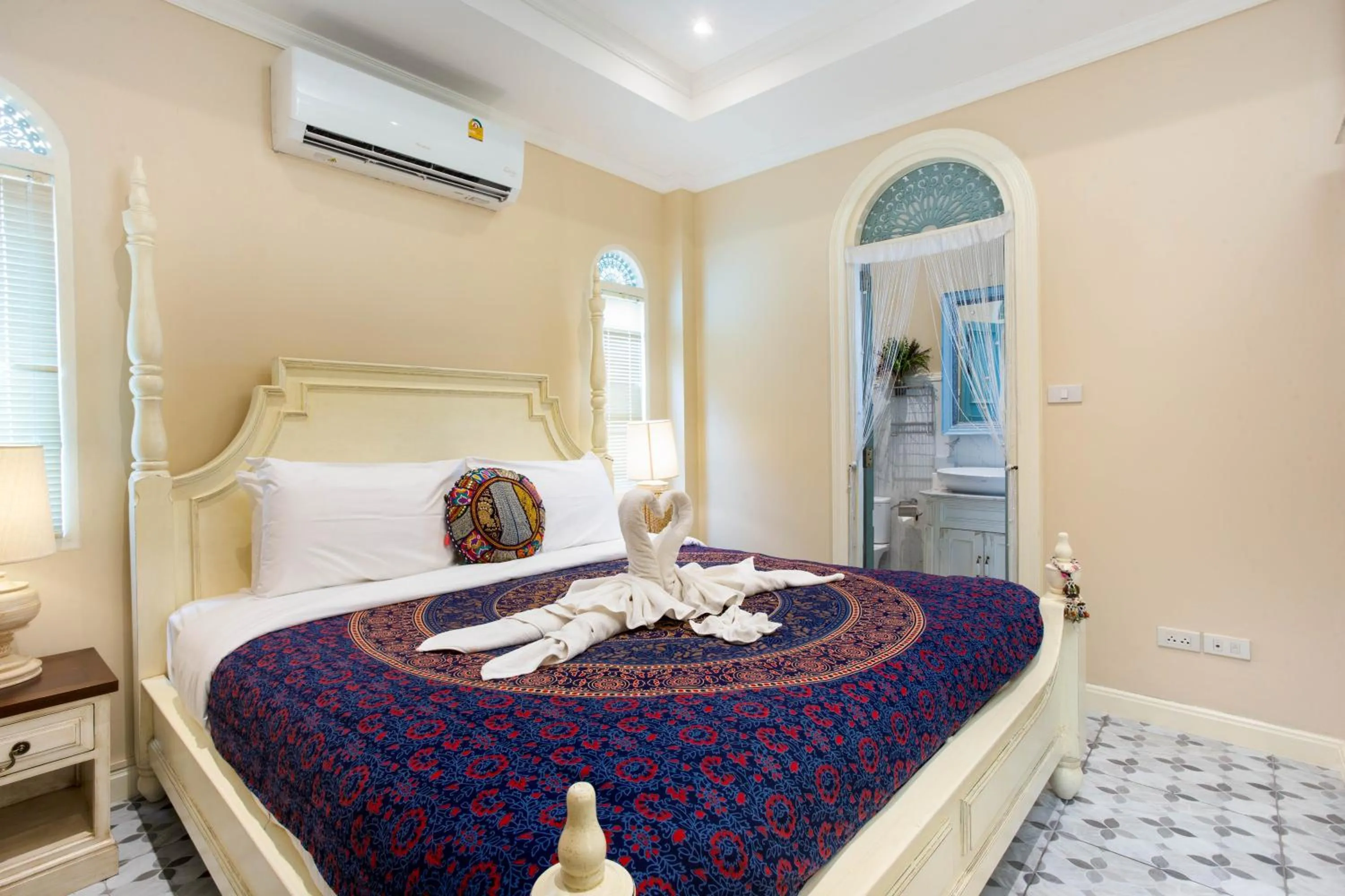 Bed in Pran At Kumuang Boutique House