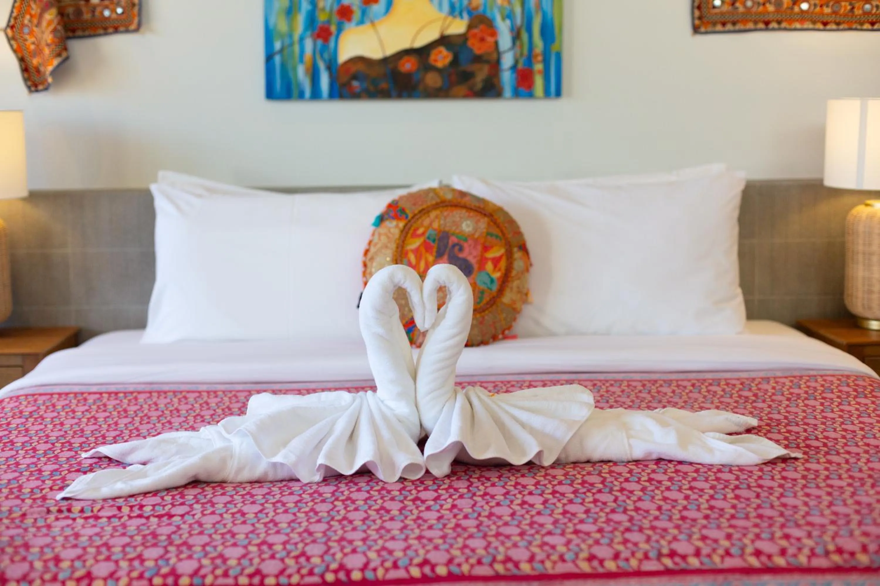 Bed in Pran At Kumuang Boutique House