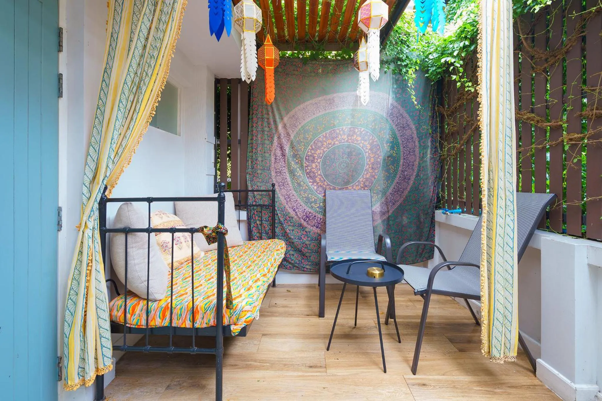 Patio in Pran At Kumuang Boutique House