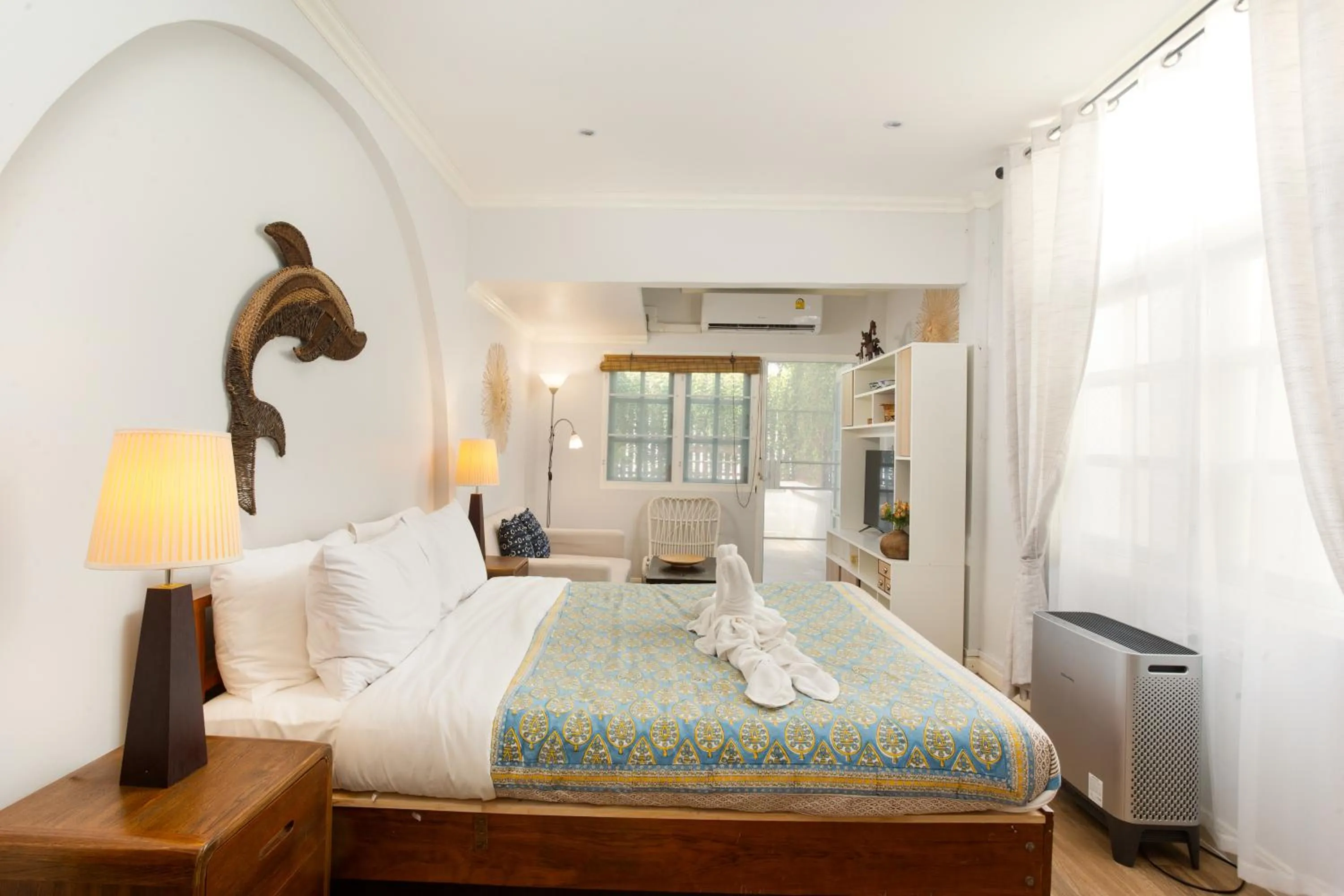 Bed in Pran At Kumuang Boutique House