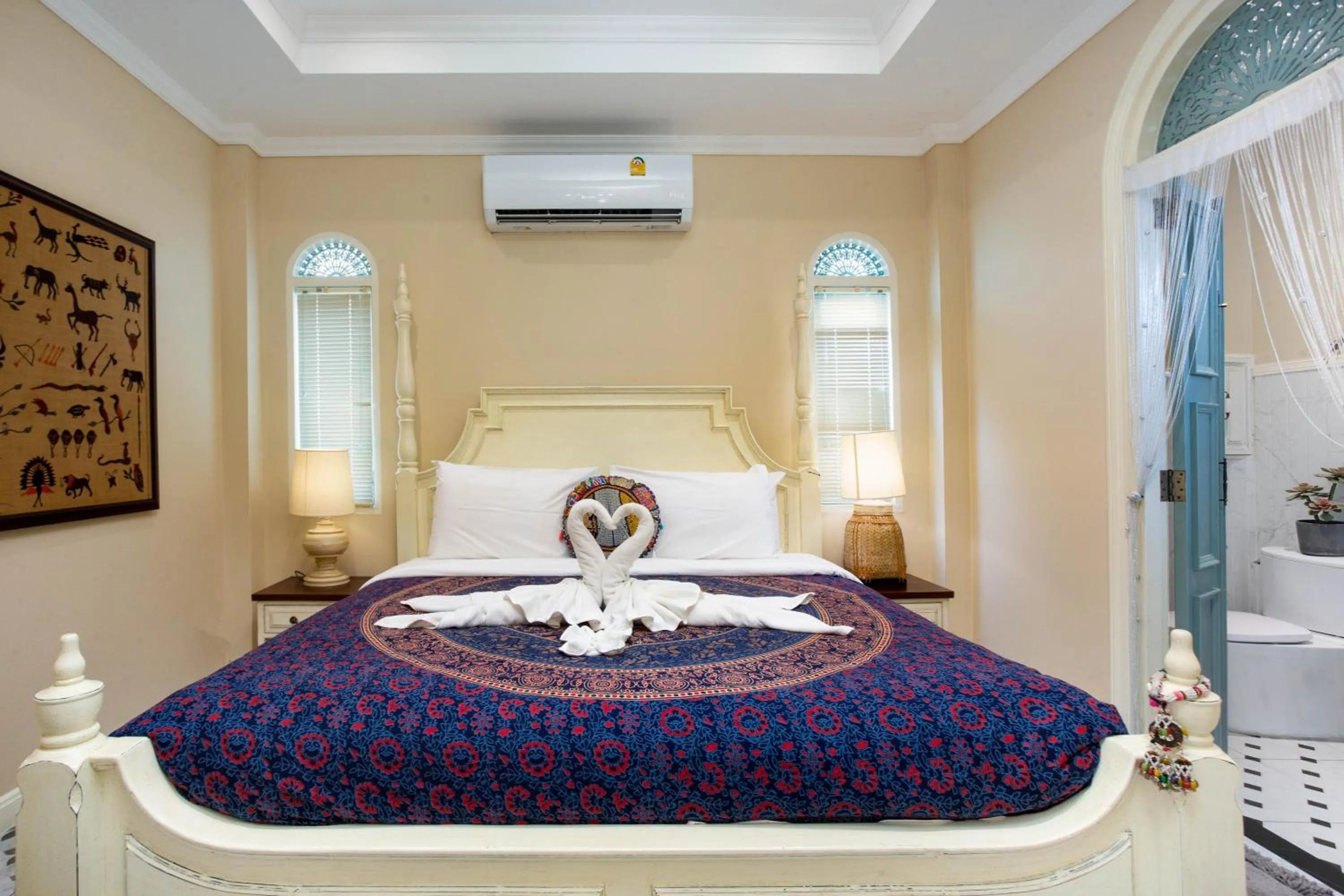 Bed in Pran At Kumuang Boutique House