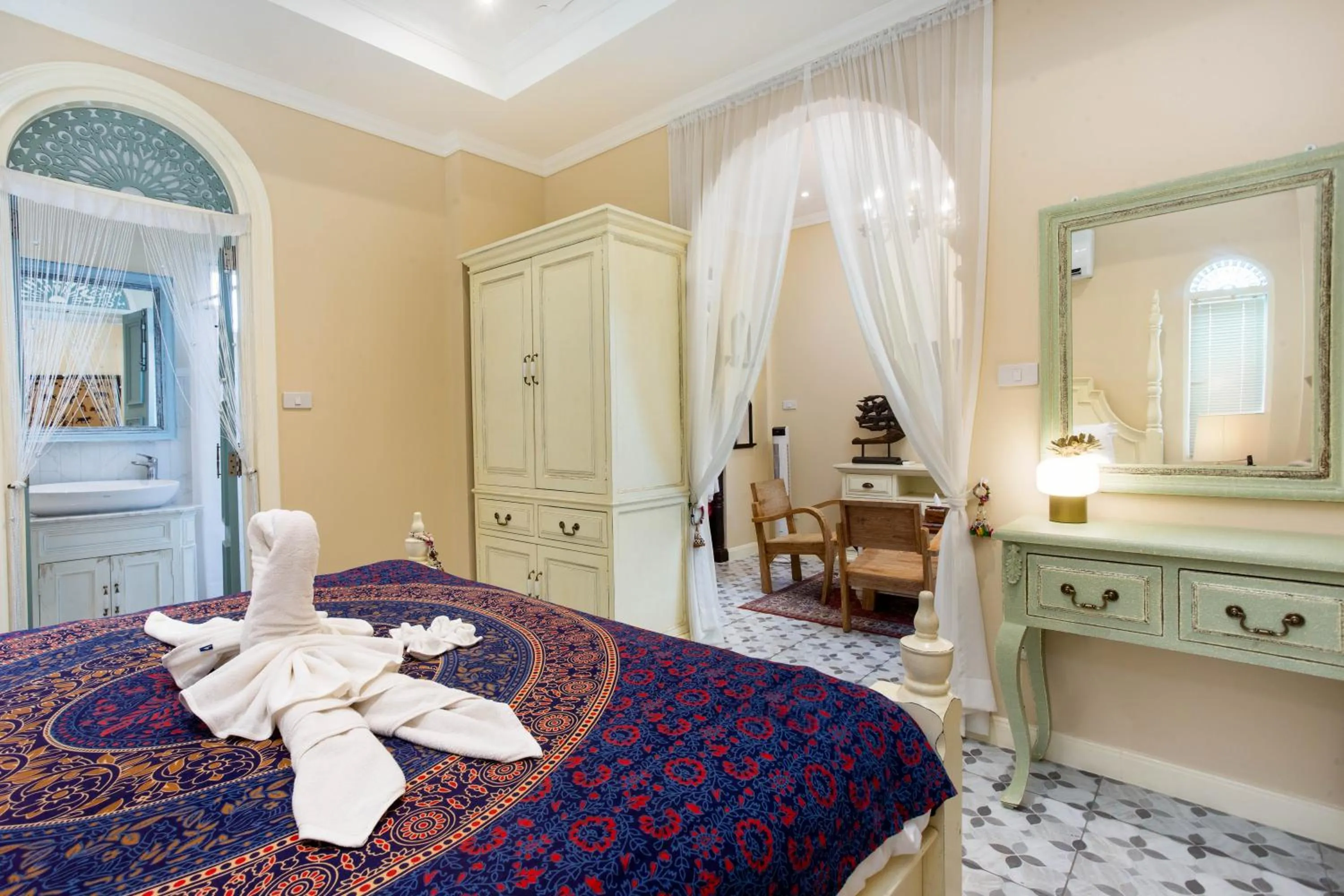 Bed in Pran At Kumuang Boutique House