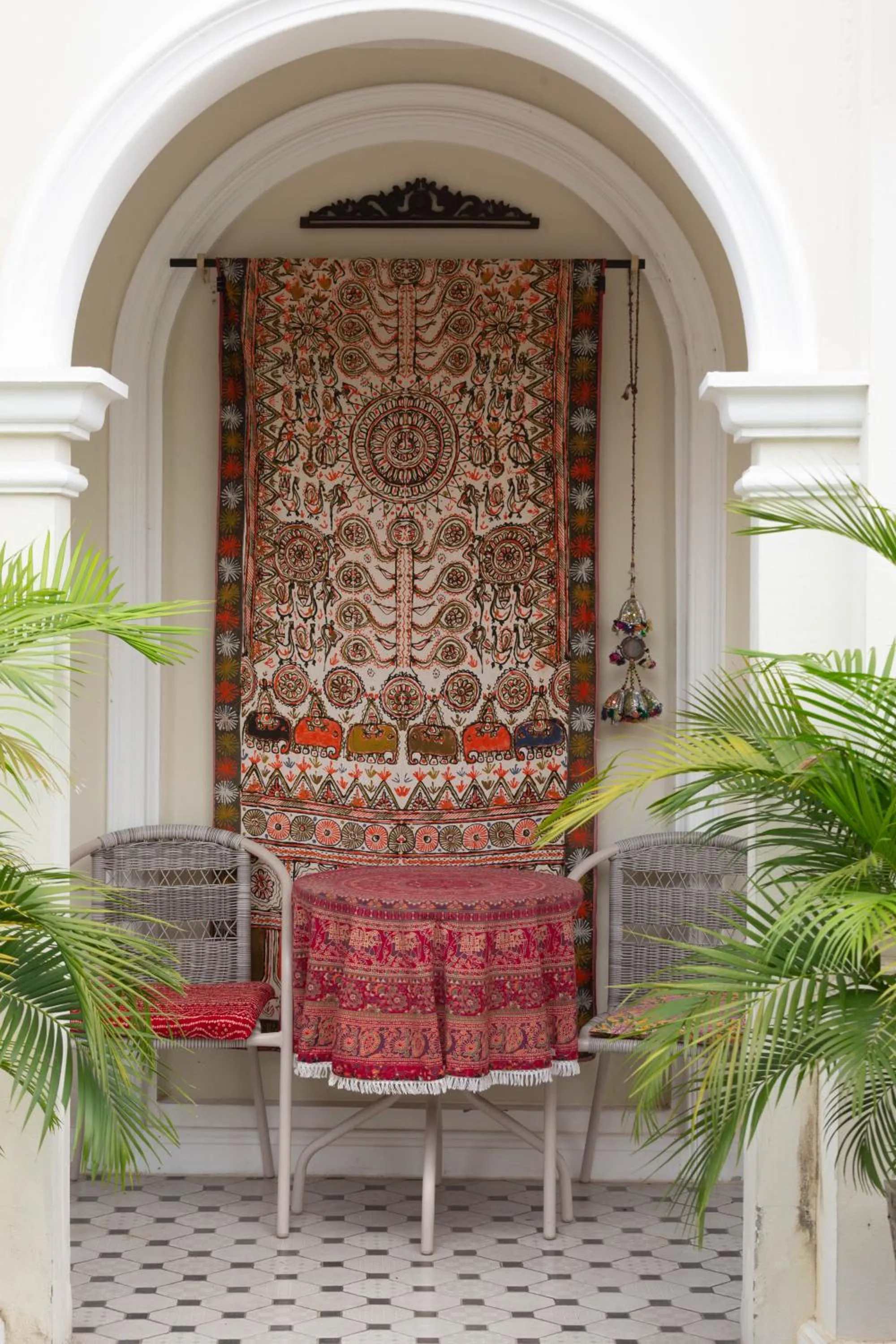 Patio in Pran At Kumuang Boutique House