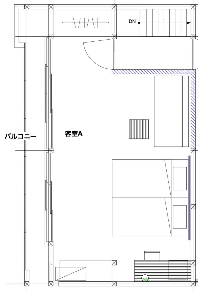 Floor plan in 赭Soho Yunotsu Old Village Inn & Bar