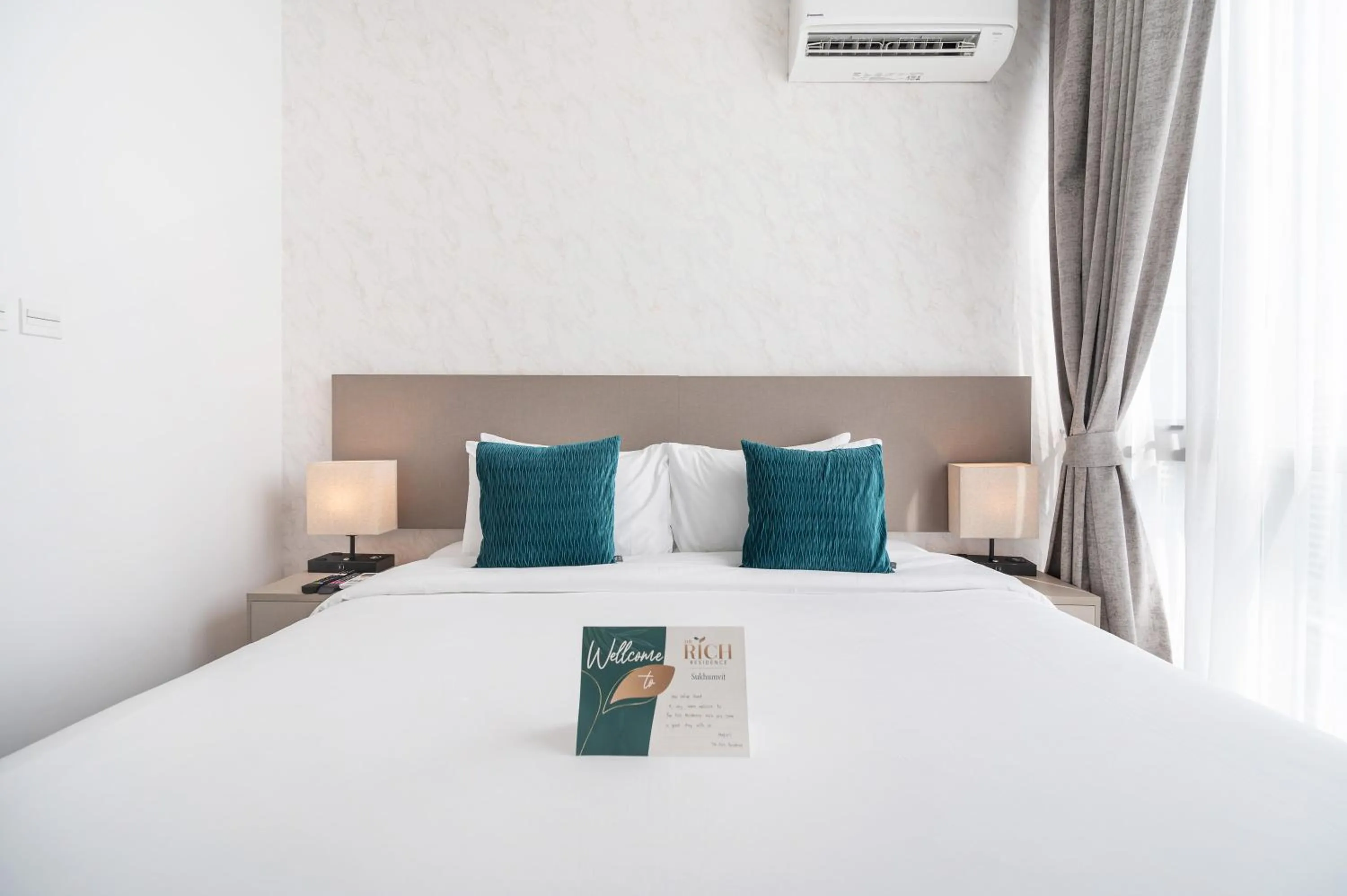 Bed in The Rich Residence Sukhumvit Nana