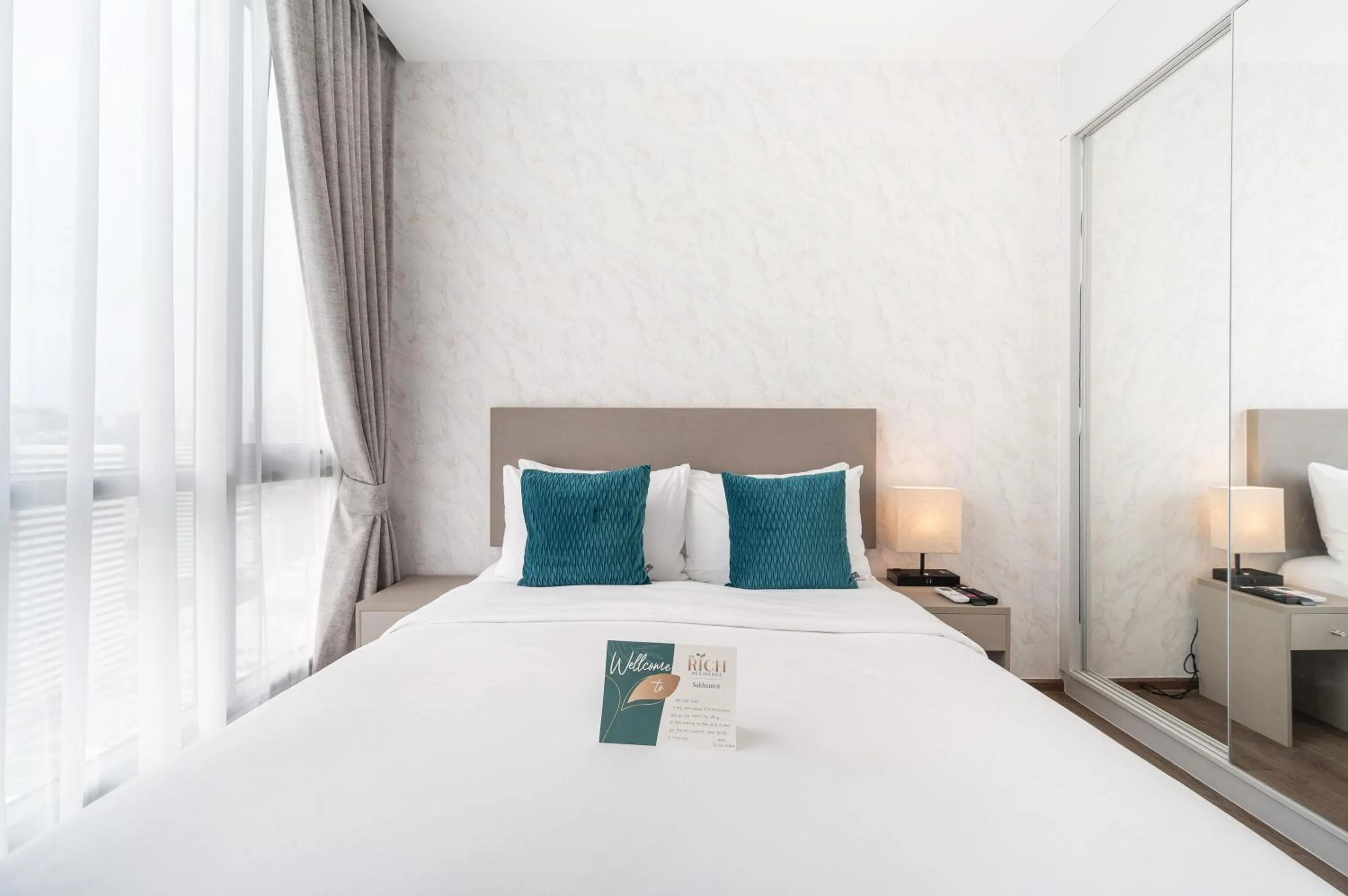 Bed in The Rich Residence Sukhumvit Nana