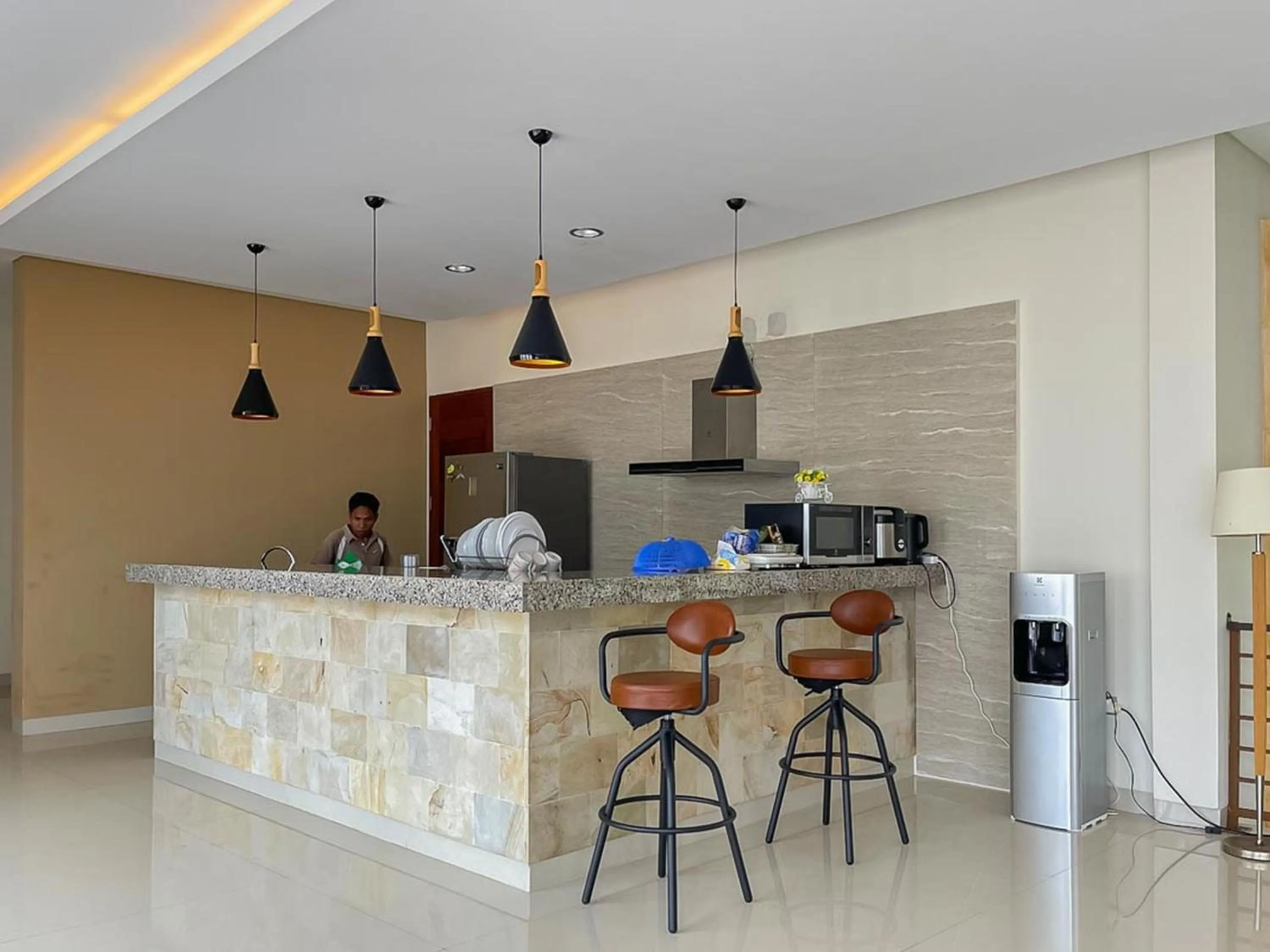 Kitchen or kitchenette in Merbau Luxurious Villa Senggigi by The Lavana - 5 Bedroom Villa
