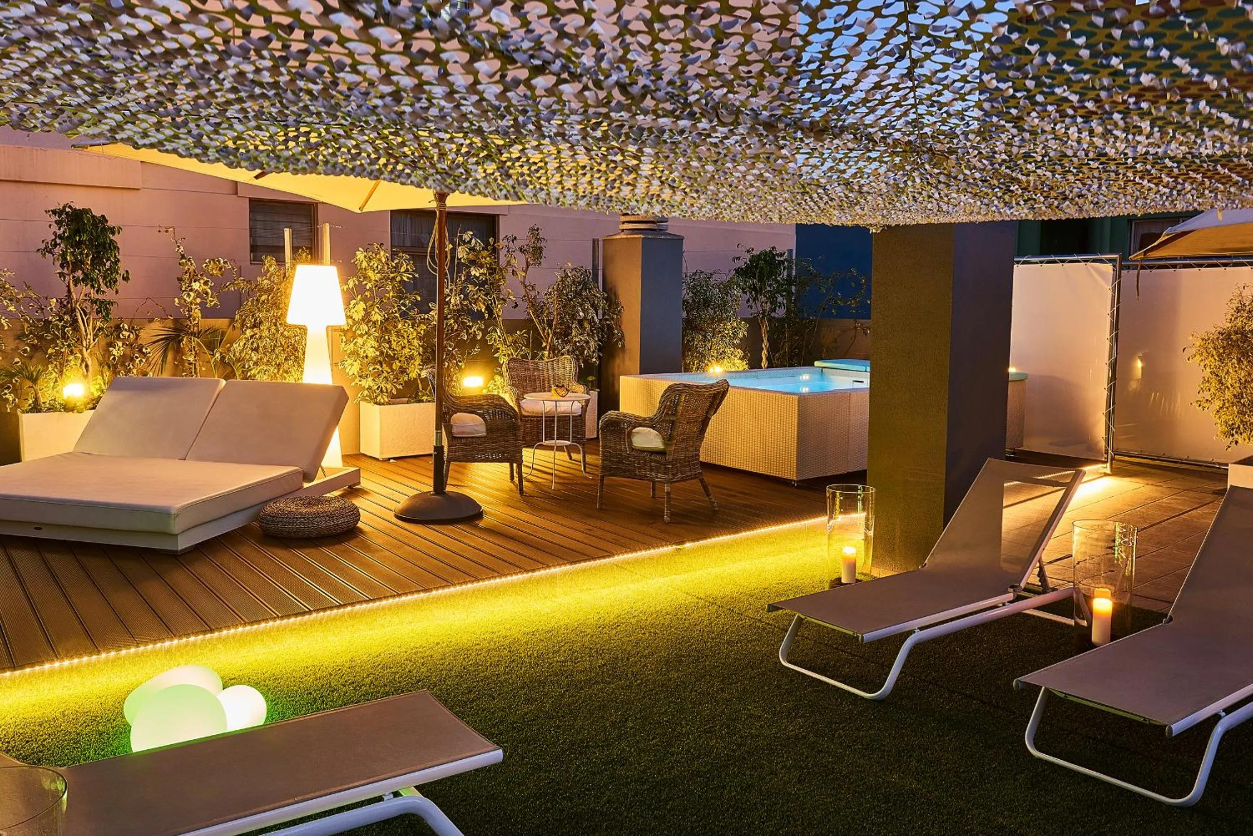 Solarium in Hotel Benahoare