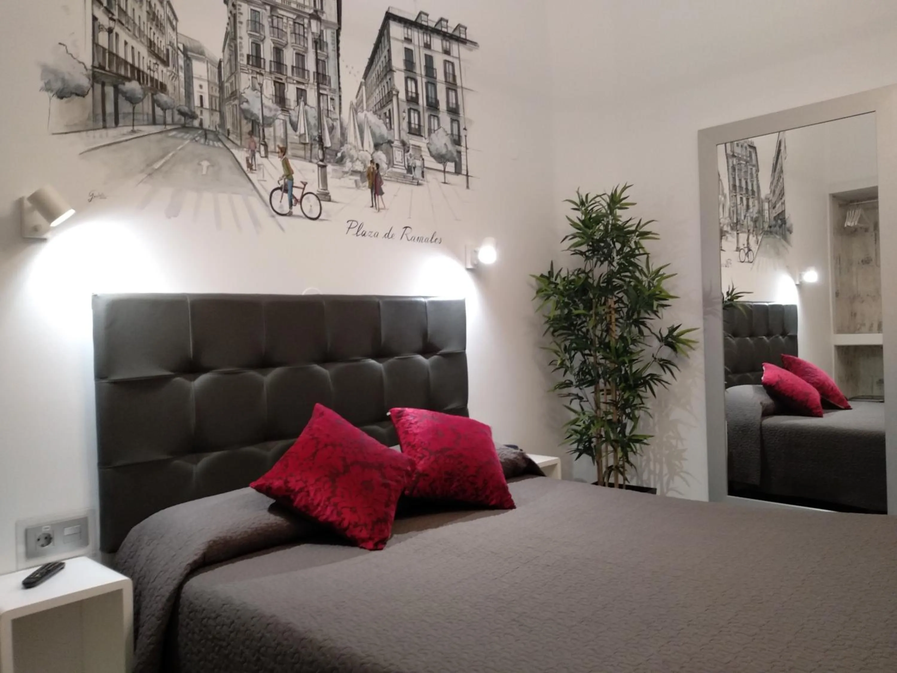 Bed in Hostal Lauria