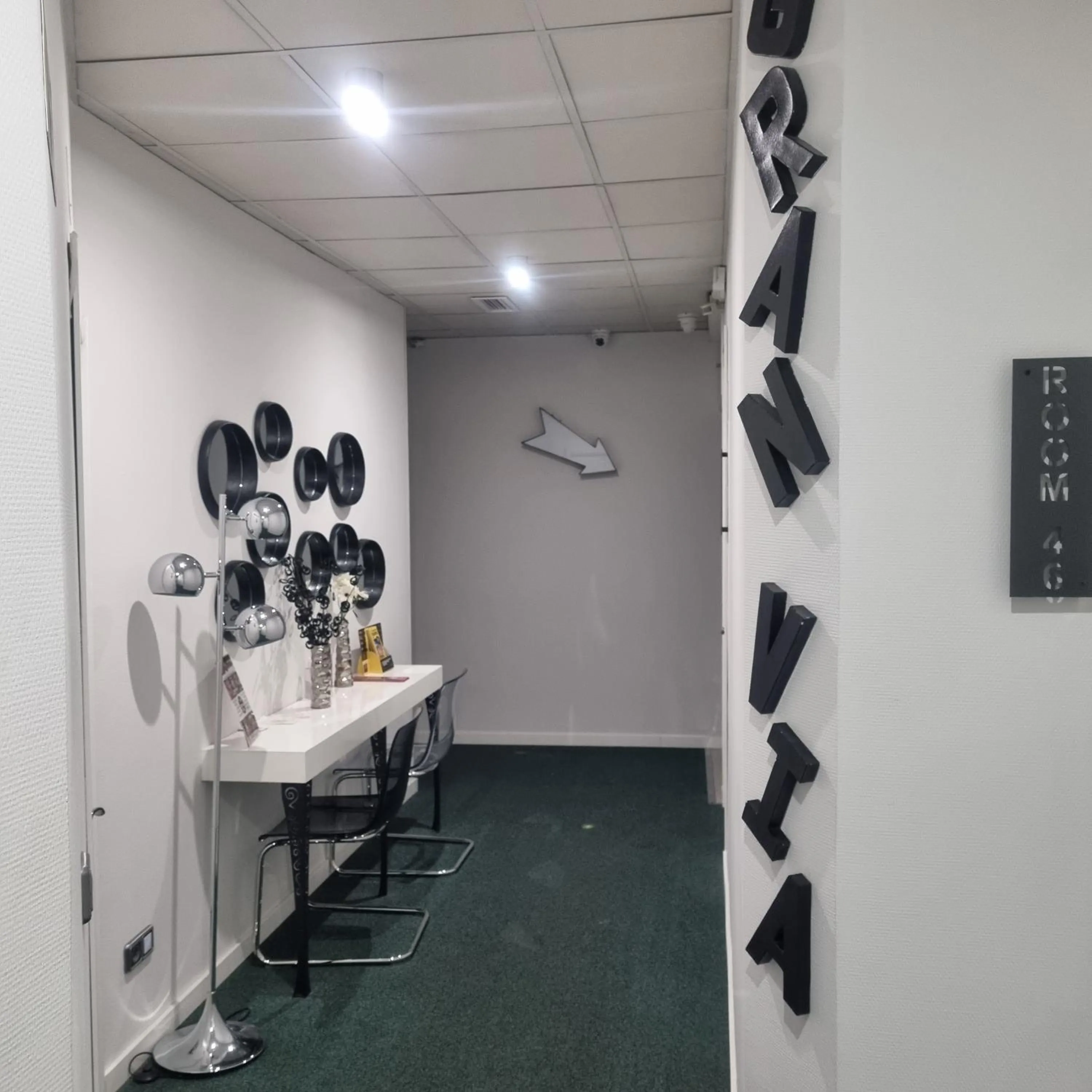 Bird's eye view in Hostal Lauria