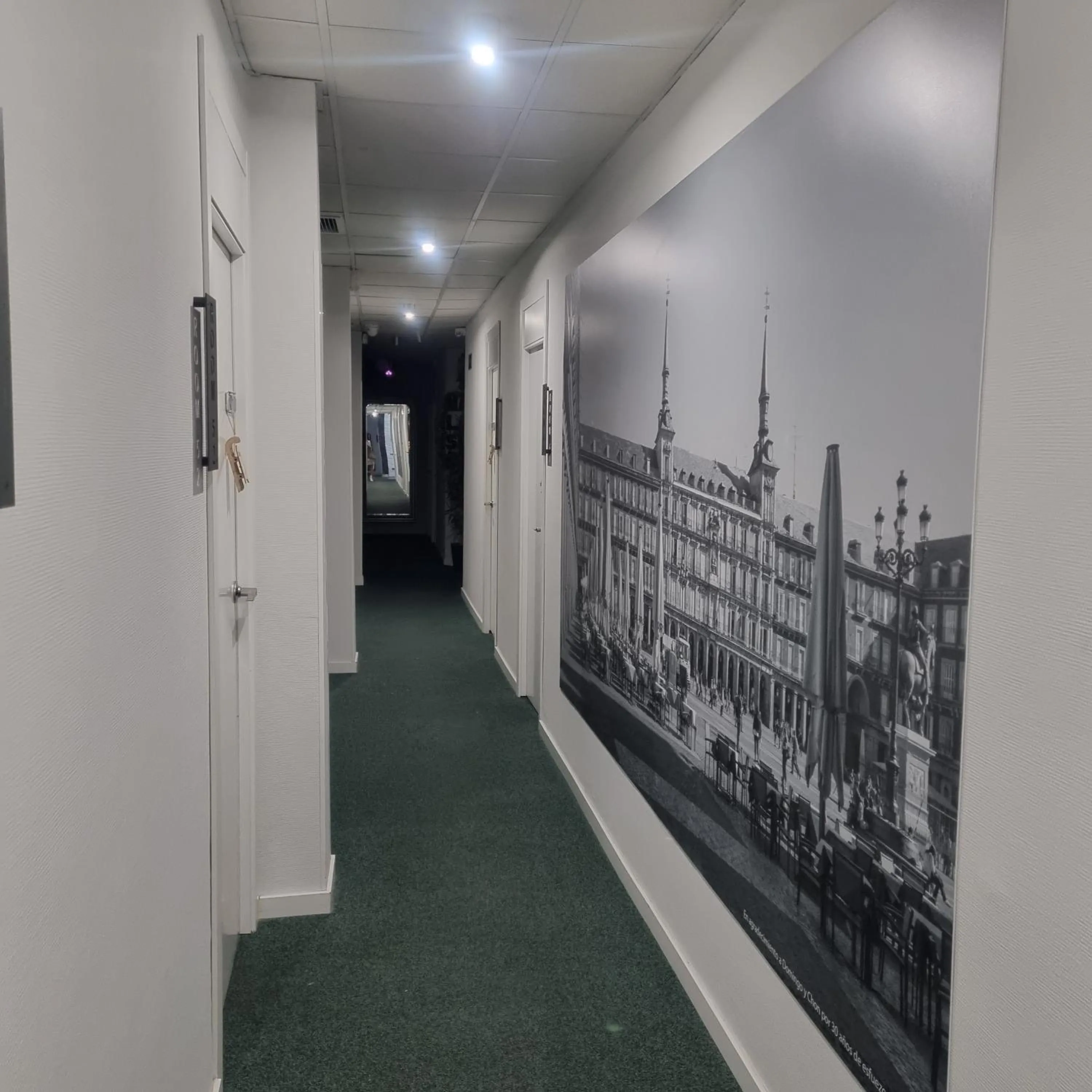 Bird's eye view in Hostal Lauria