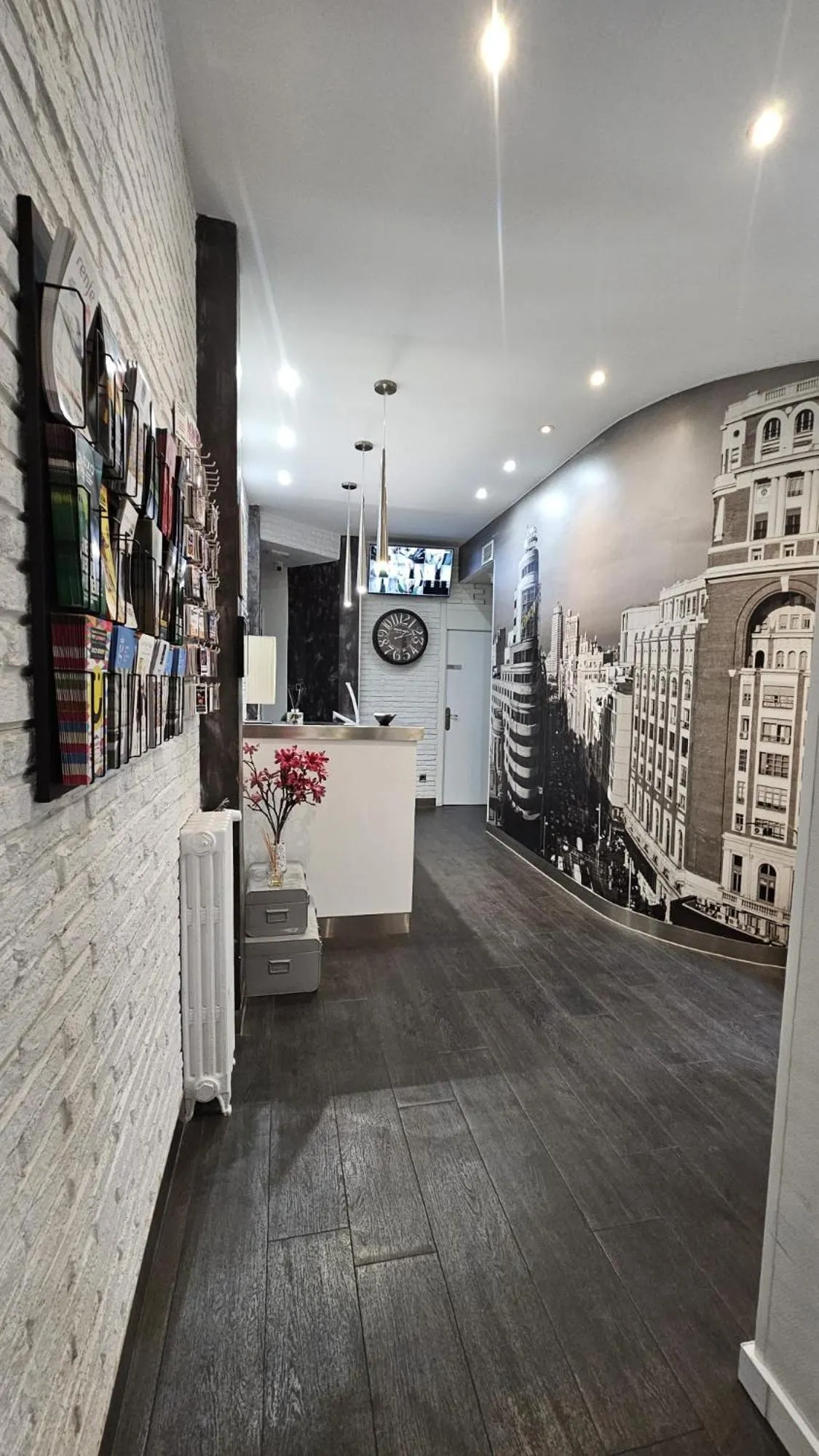 Lobby or reception in Hostal Lauria