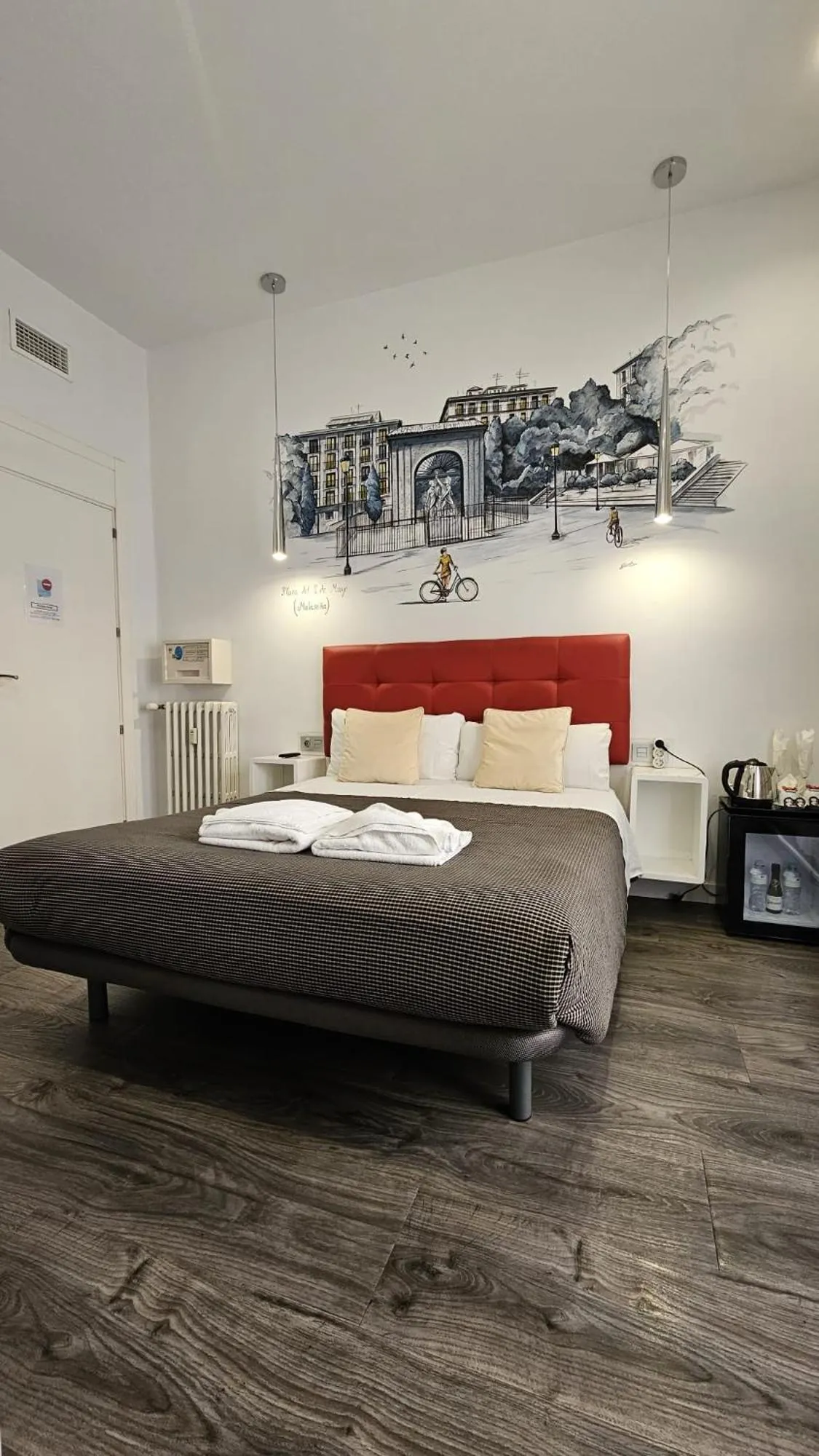 Bed in Hostal Lauria