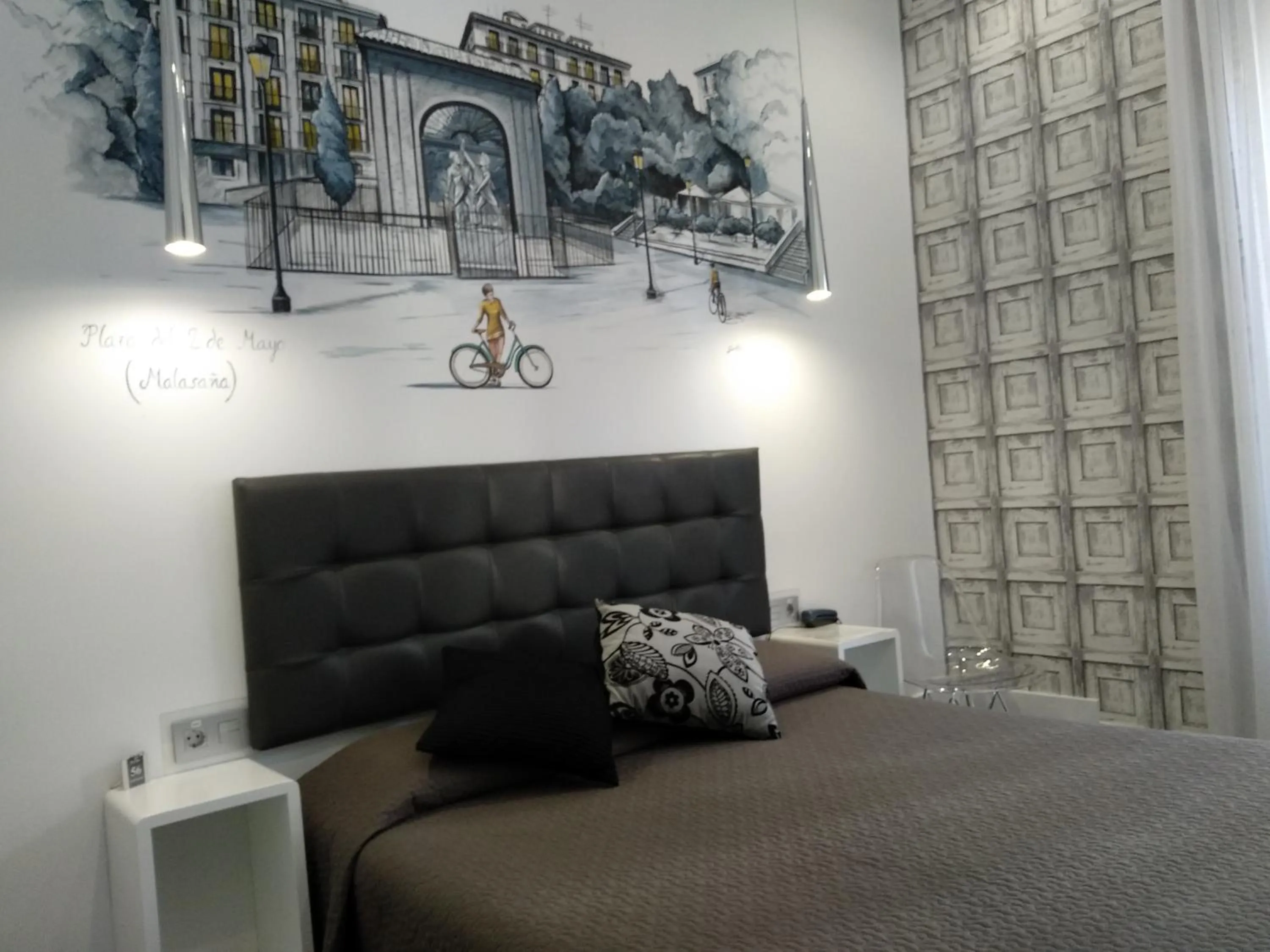 Bed in Hostal Lauria